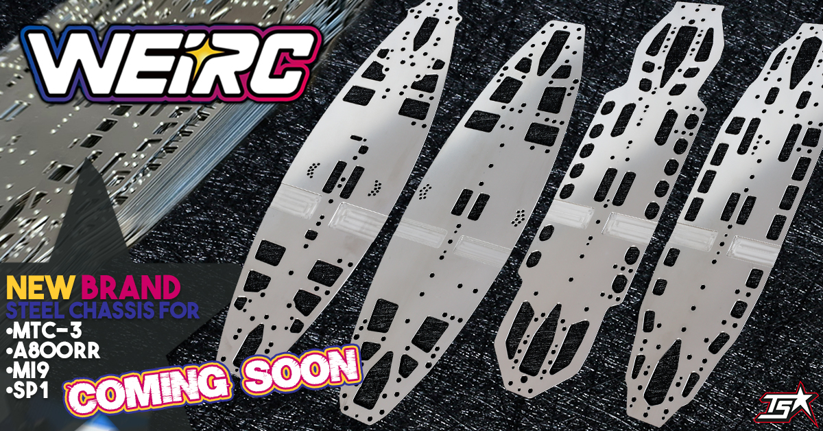 🔥 1.5mm ALU CHASSIS🔥 New from WeiRC are two different 1.5mm