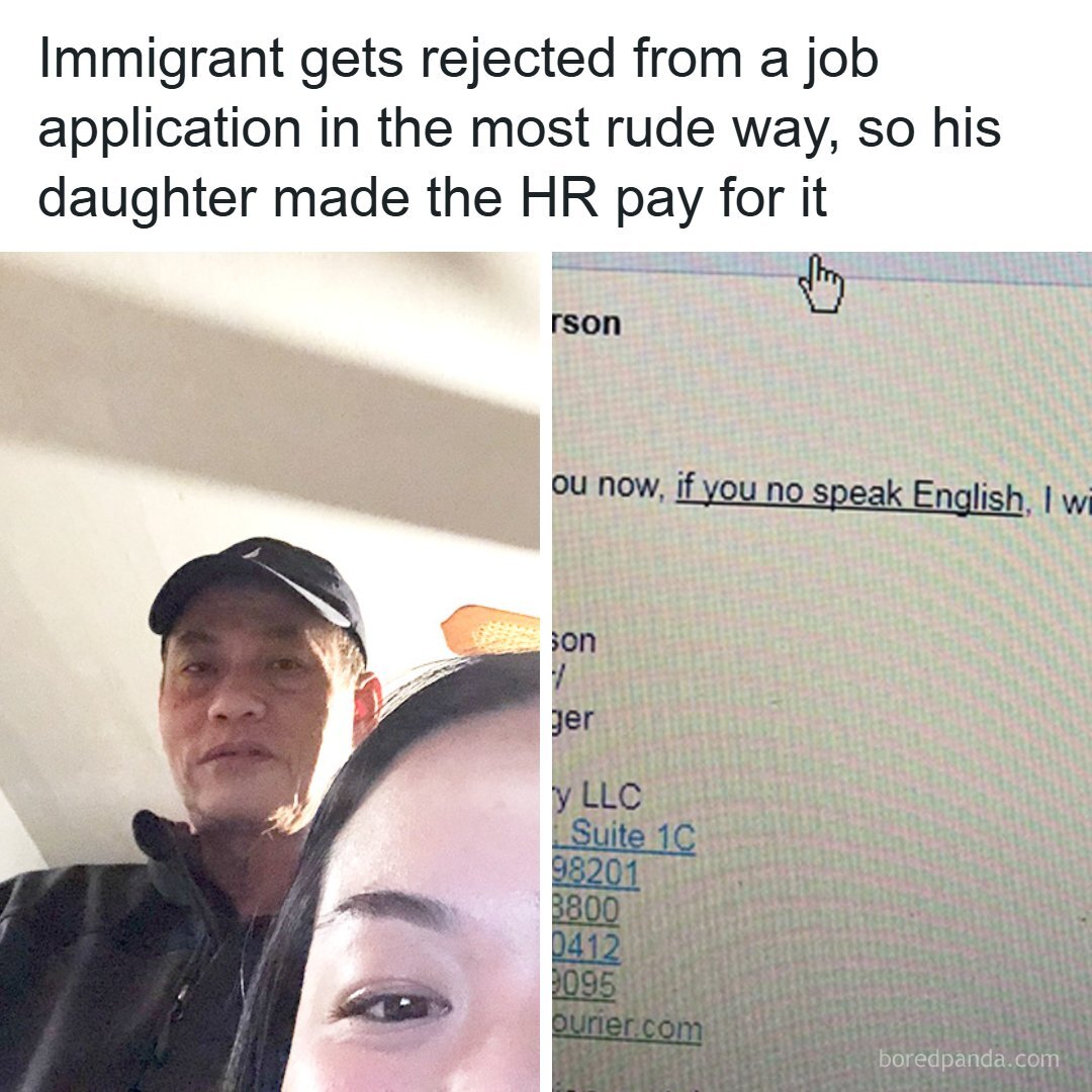 Universal - Immigrant gets rejected from a job application in the most ...