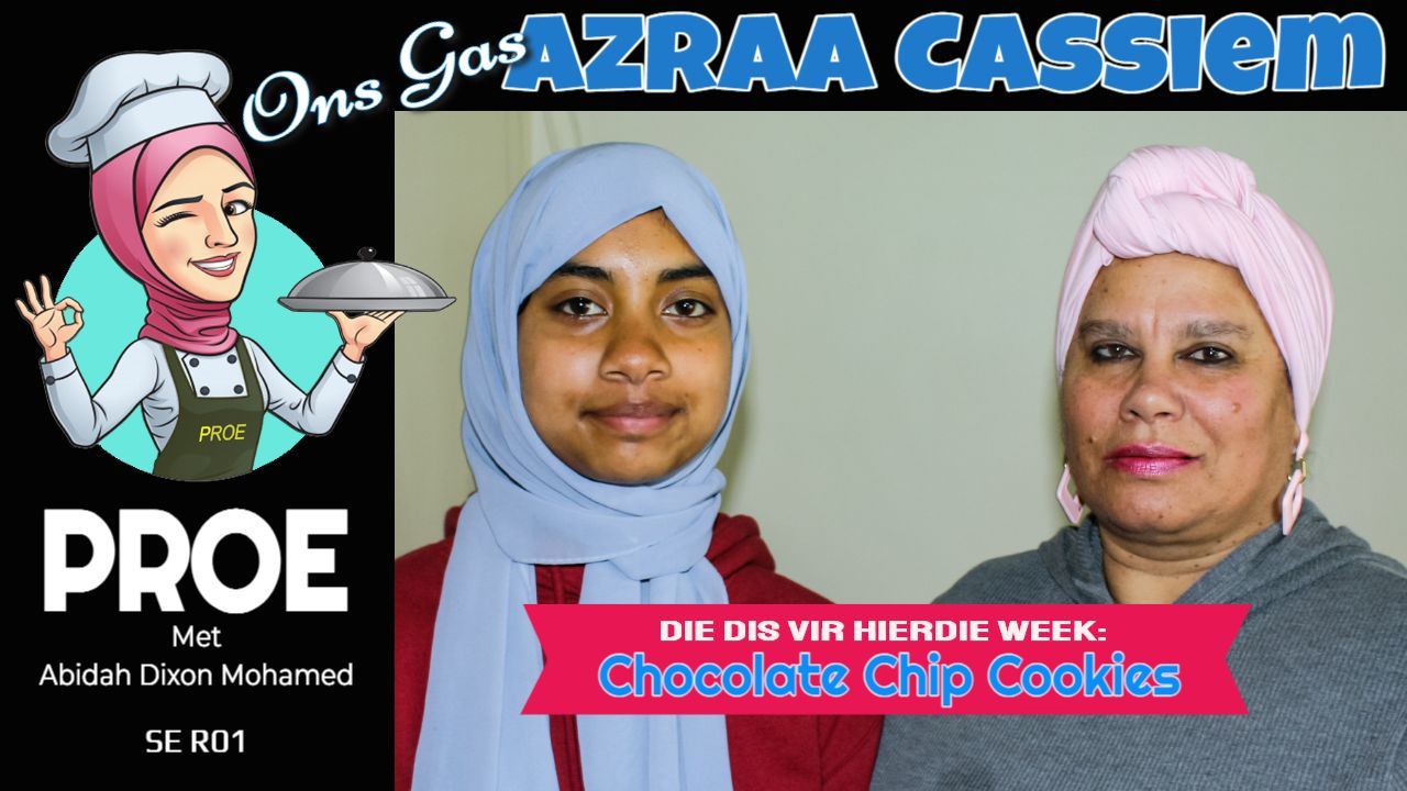 PROE - Catch Azraa Cassiem on my TV cooking show PROE Saturday 14th ...