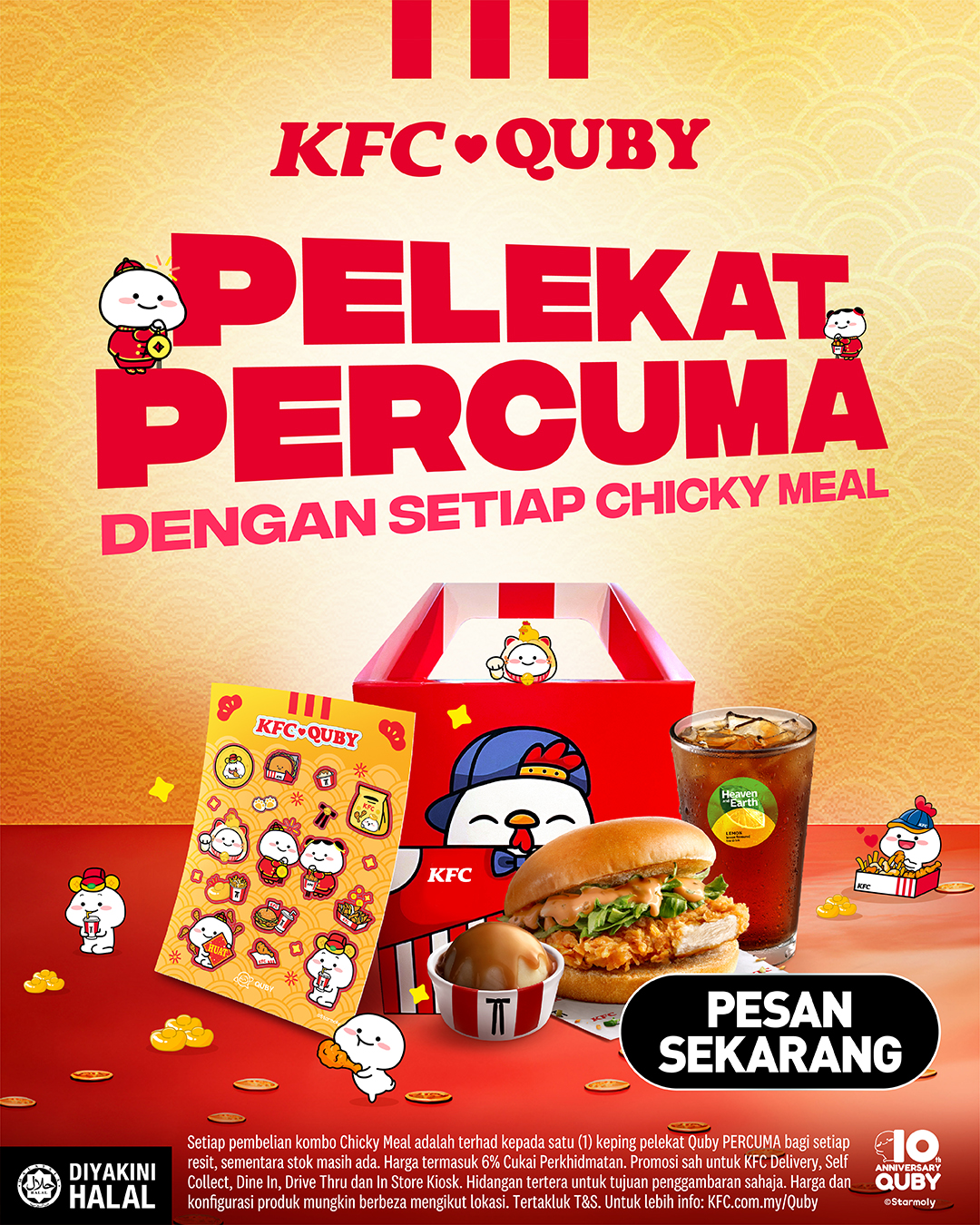 KFC - 🐣 Sticker comel untuk si kecil yang comel, just like Quby! 💕 ...