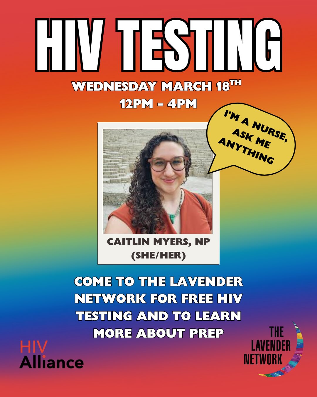TOMORROW at @thelavendernetwork join provider Caitlin Myers for
