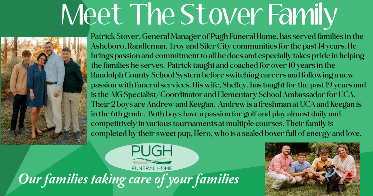 Pugh Funeral Home | Asheboro NC