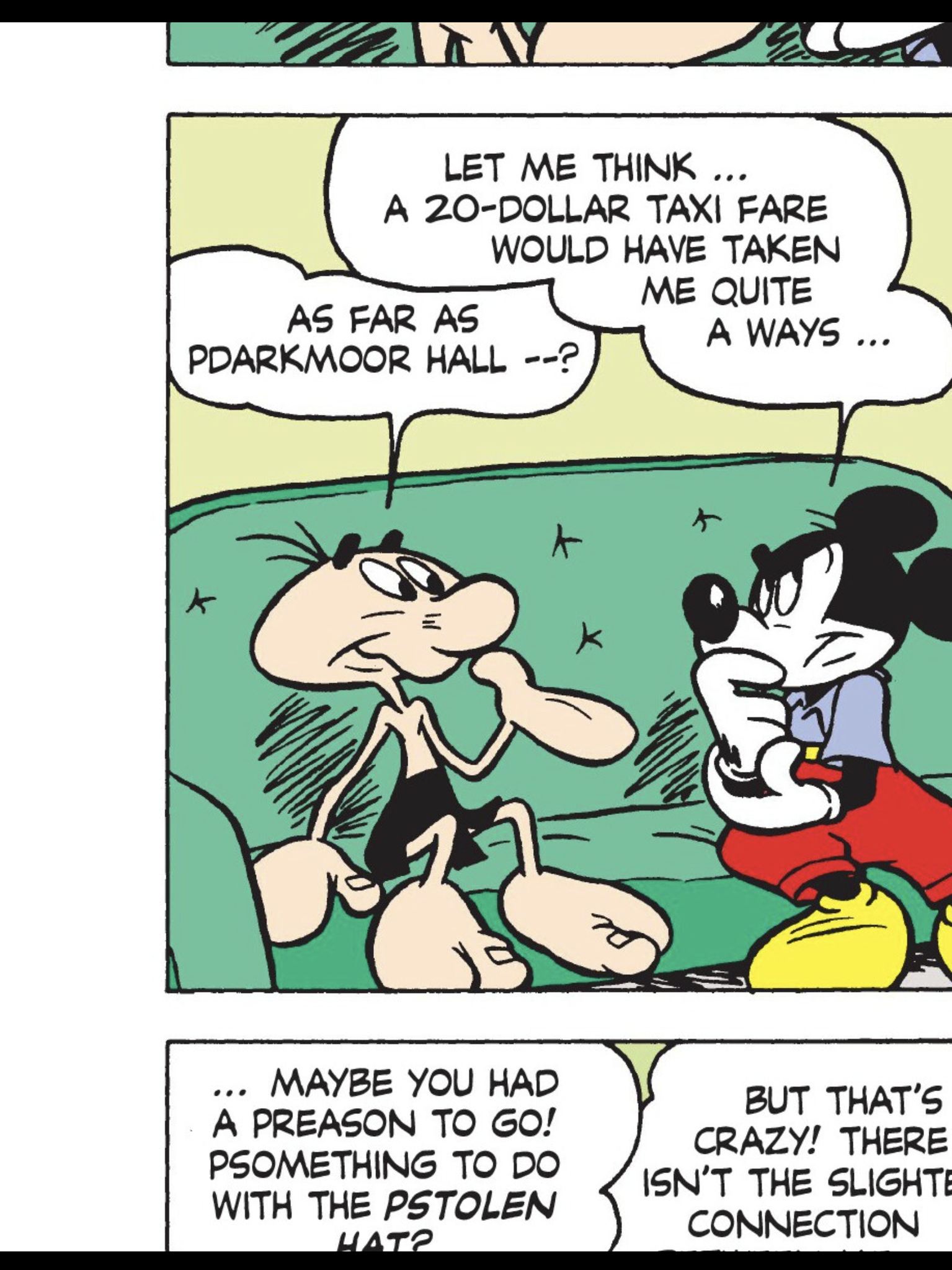 Who is this character with Mickey in the old comics can someone