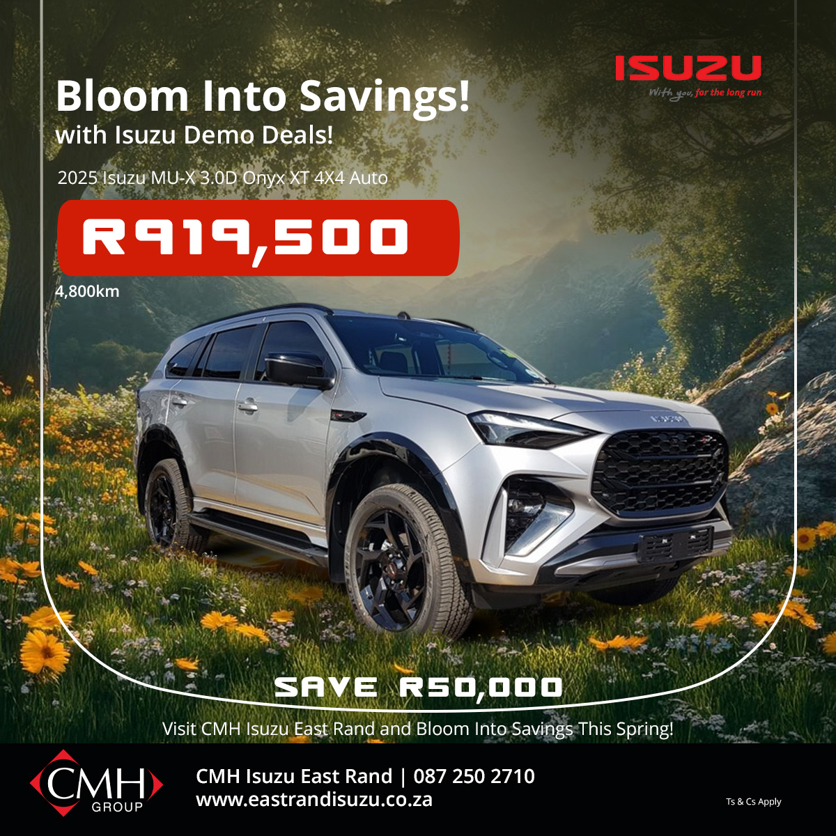 🌸 Bloom Into Savings with our Isuzu... - CMH East Rand Isuzu | Facebook