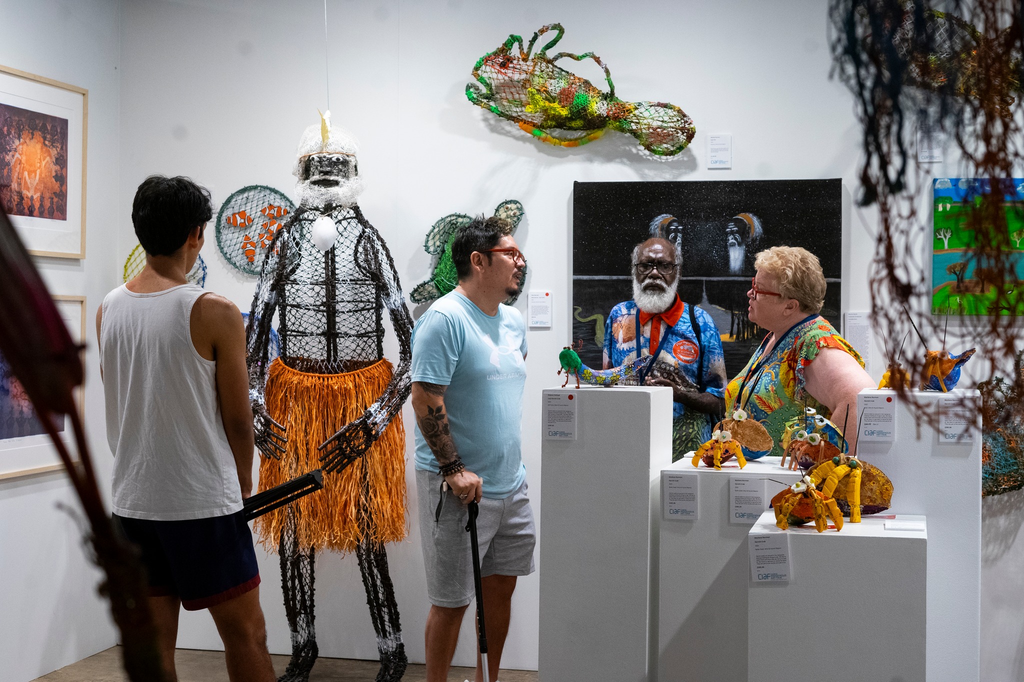 Cairns Indigenous Art Fair - Local artist Jedess Hudson joined us in ...