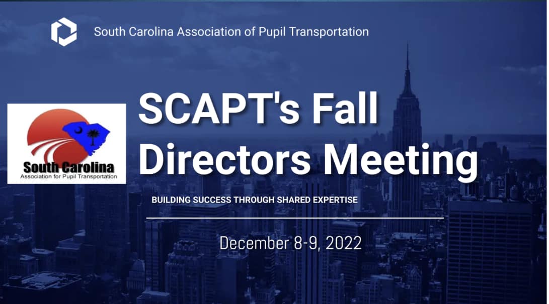 SCAPT... - South Carolina Association for Pupil Transportation | Facebook