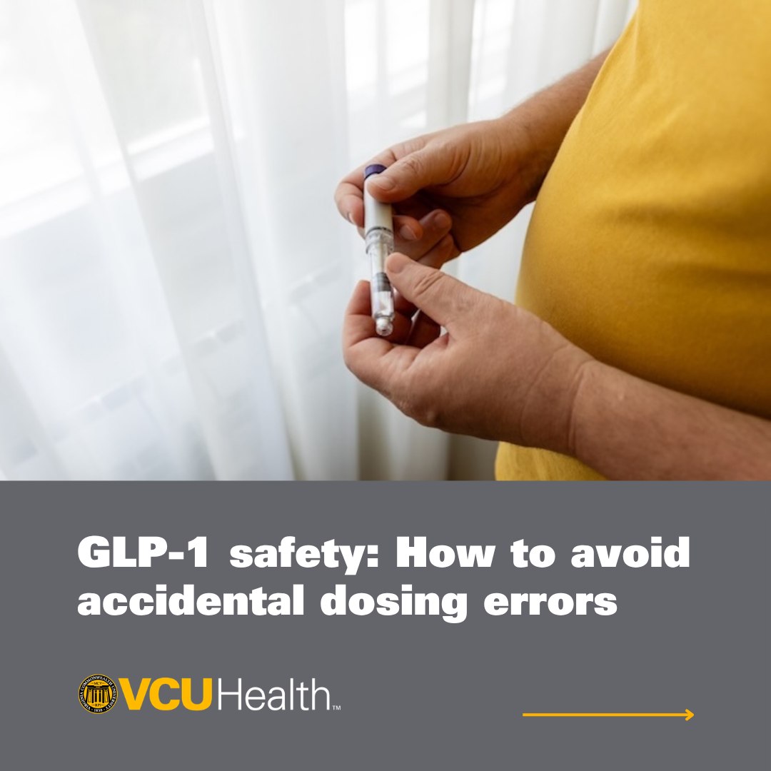 VCU Health experts explain the GLP-1 side effects, common dosing mistakes and when to seek medical attention. https://bit.ly/4xrlJ7c