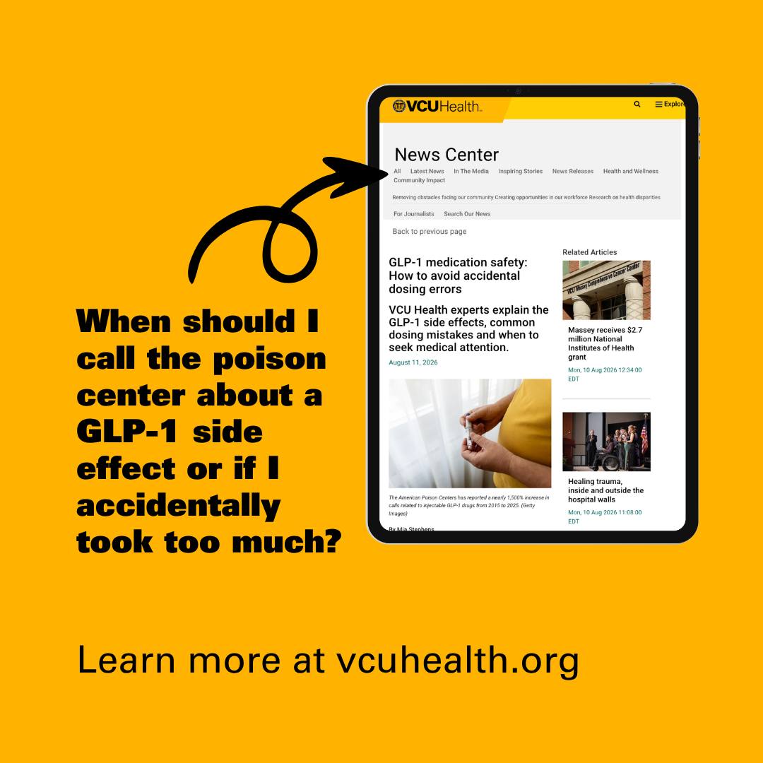 VCU Health experts explain the GLP-1 side effects, common dosing mistakes and when to seek medical attention. https://bit.ly/4xrlJ7c
