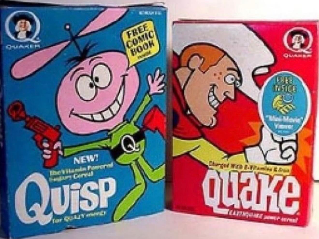 Vintage Quisp Cereal Bank クウィスプ Quisp Vintage Cereal Box High