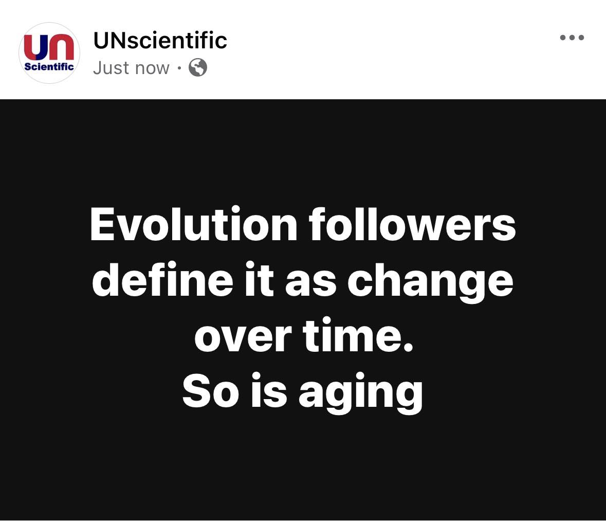 UNscientific - That’s a favorite definition spouted by Evolution ...