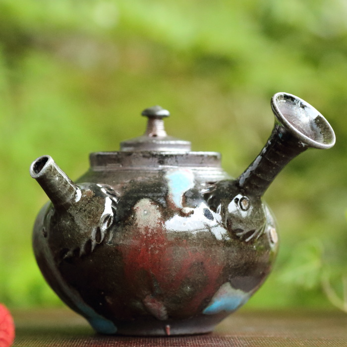 常滑焼　山田想作　急須　工芸品　茶器　茶道具