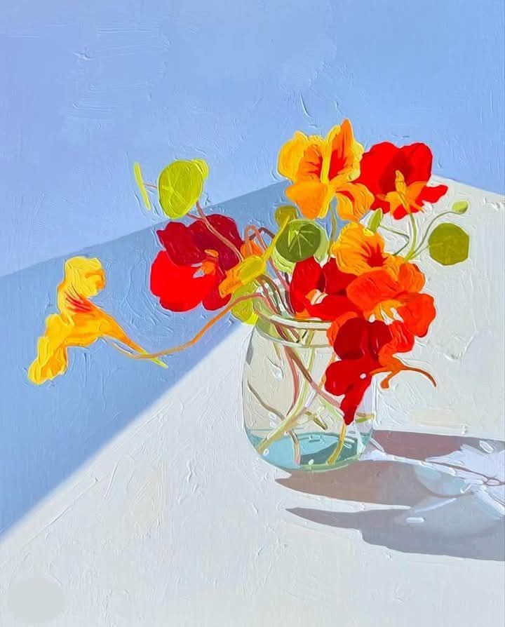 Leah Gardner's Coffee Cup oil painting
