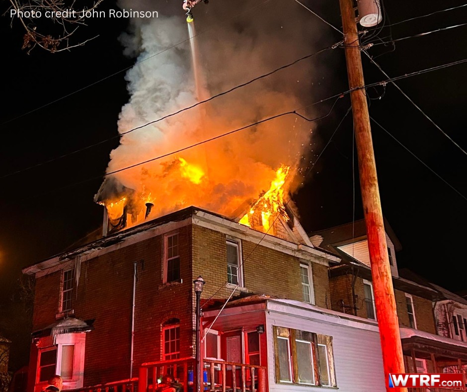 WTRF - BREAKING: Fire crews are battling a fully involved structure ...