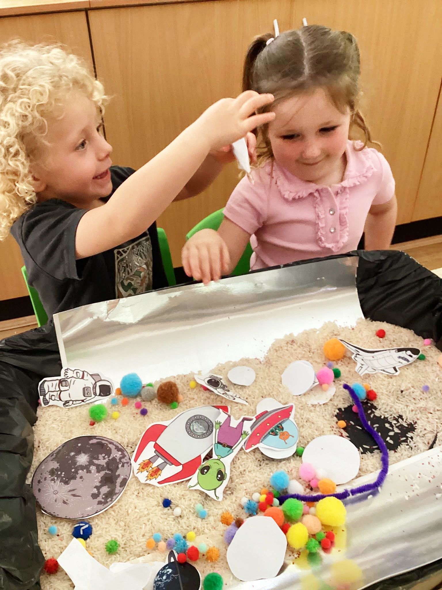 🚀🌌 World Space Week at Chipmunks in the Forest! 🌌🚀 Our little ...