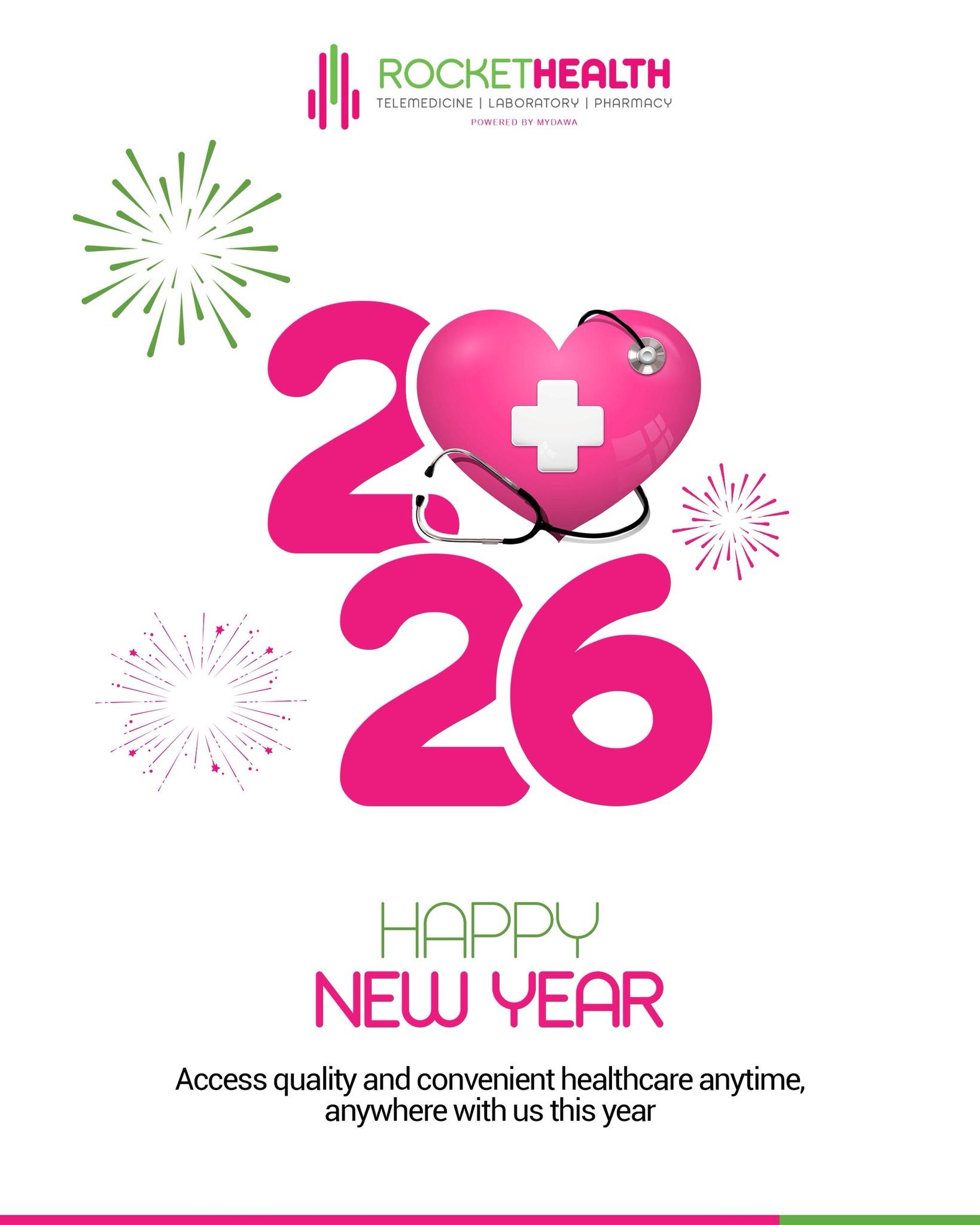 Rocket - 2026 is here — and your health remains our top priority. 💕💚 As ...