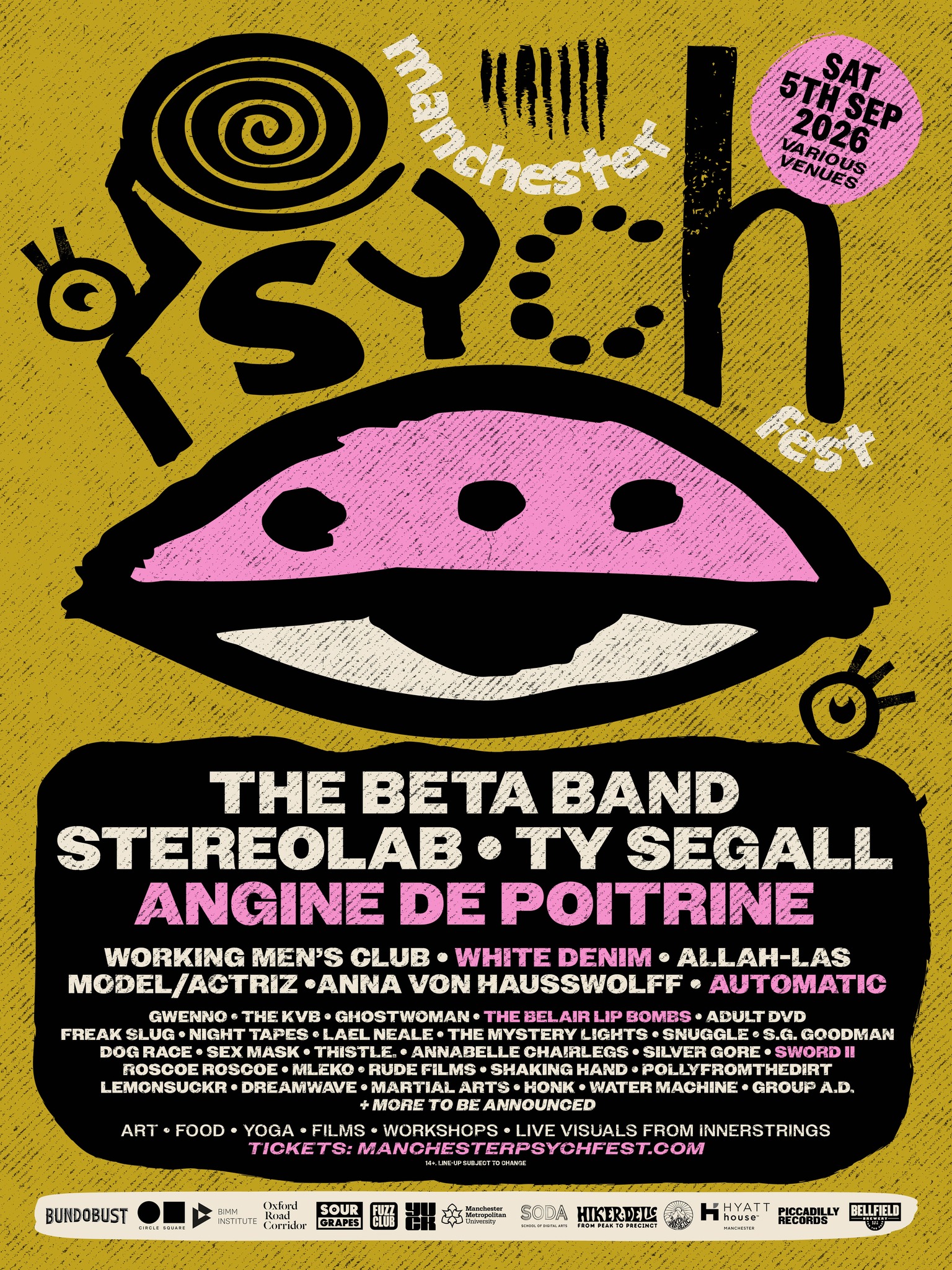 MORE ACTS ADDED: Angine de Poitrine White Denim Automatic The 