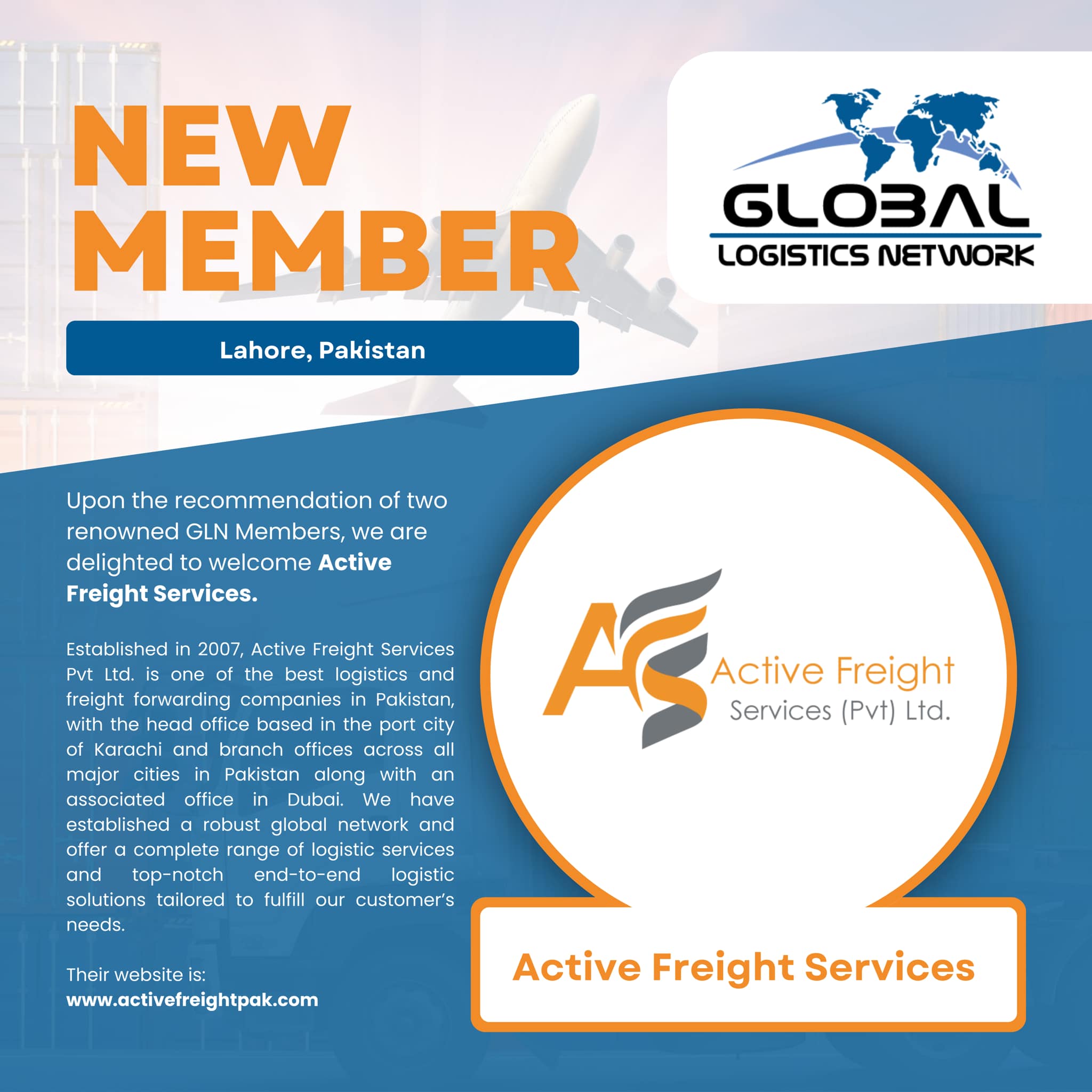 Upon the recommendation of two... - Global Logistics Network | Facebook