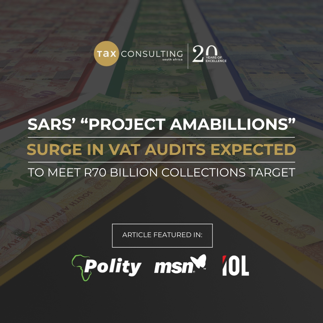 Tax - SARS has launched “Project AmaBillions” to increase revenue by ...