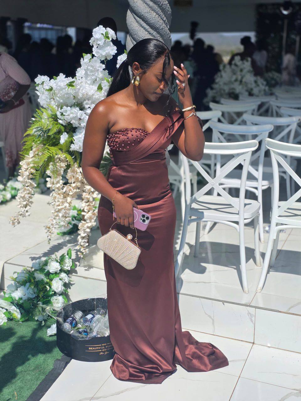 Bridesmaids dresses available for hire. Corner Leopold Takawira and Fife Avenue, Harare but our dresses can come whereever you are 😊. app/call +263774691114