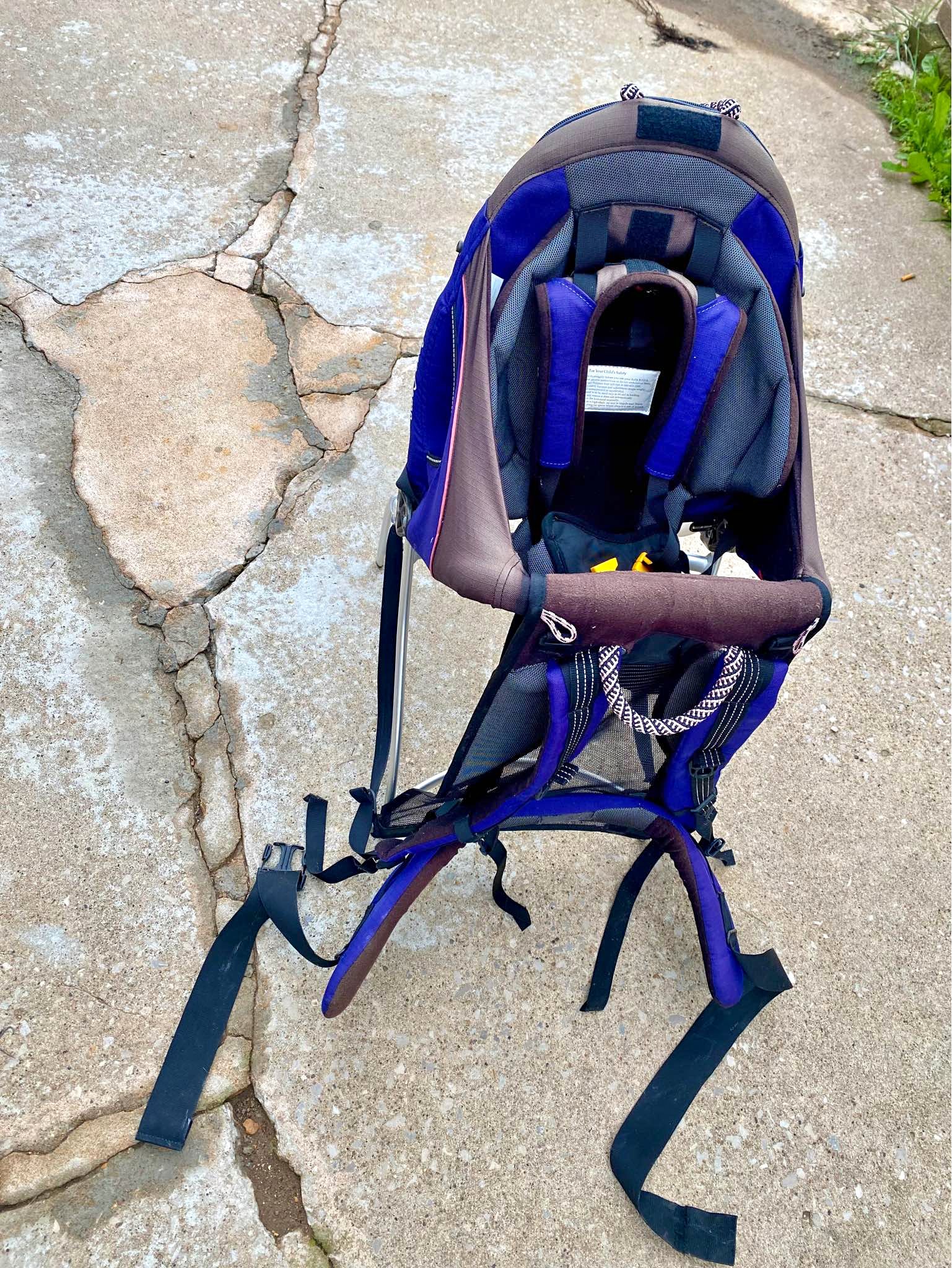 kelty baby toddler backpack purple Rally 45 which easily adjusts to fit both mom and dad Campsaver Kelty Fc Child Carrier