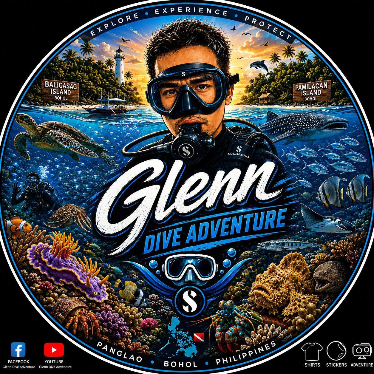 Seeing a turtle peacefully swimming is so wonderful. #fypシ | Glenn Dive ...