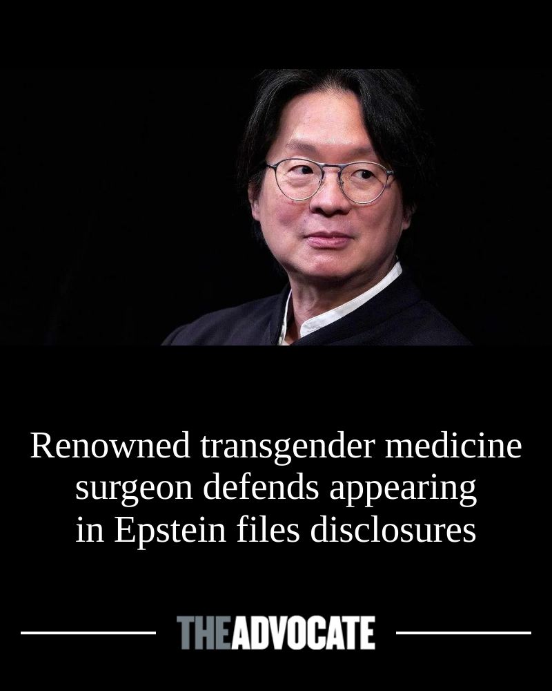 The Advocate - Dr. Jess Ting told The Advocate that he recalled ...