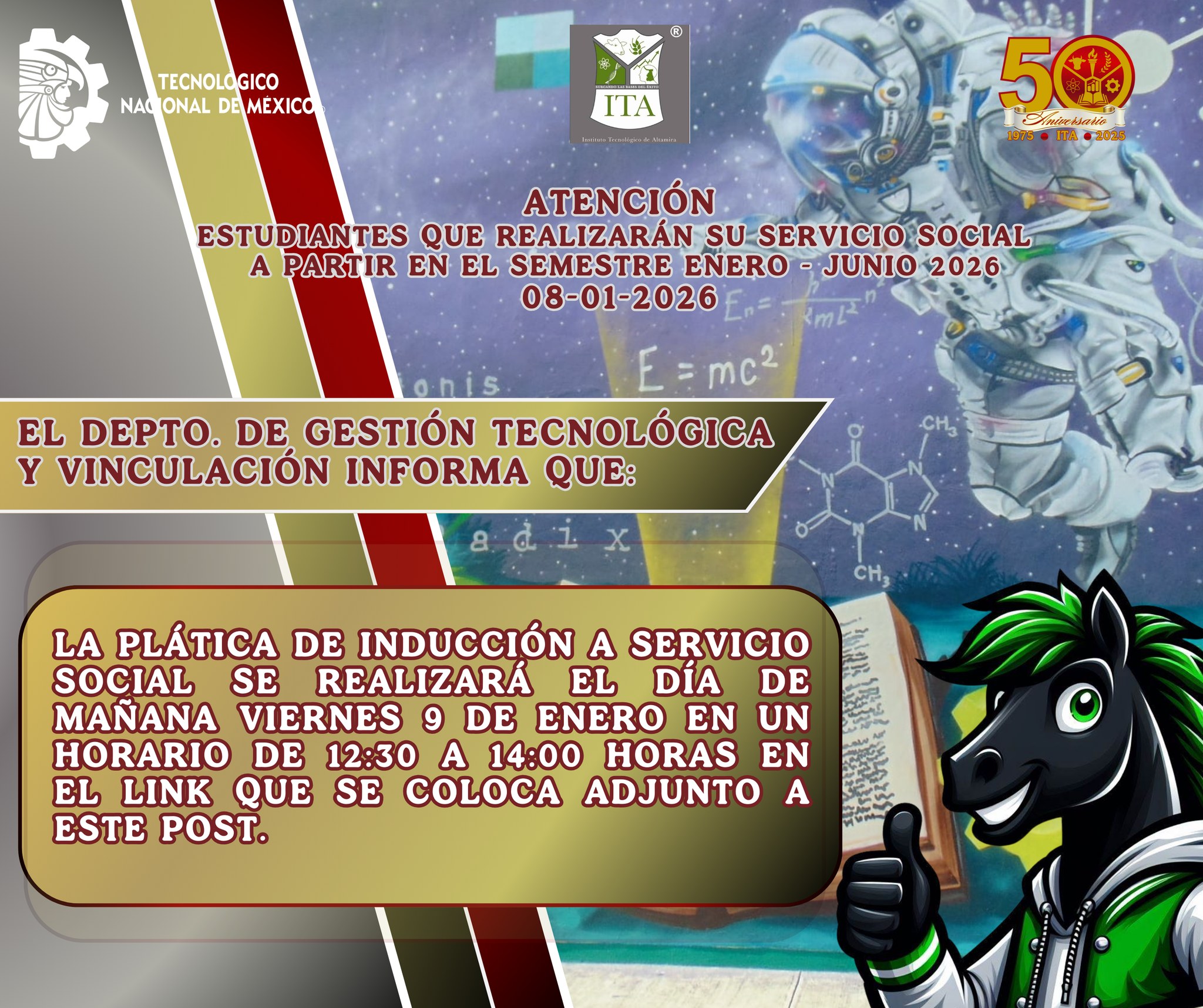 TECNM - ATENCIÓN ESTUDIANTES QUE ESTÁN POR REALIZAR SU SERVICIO SOCIAL ...