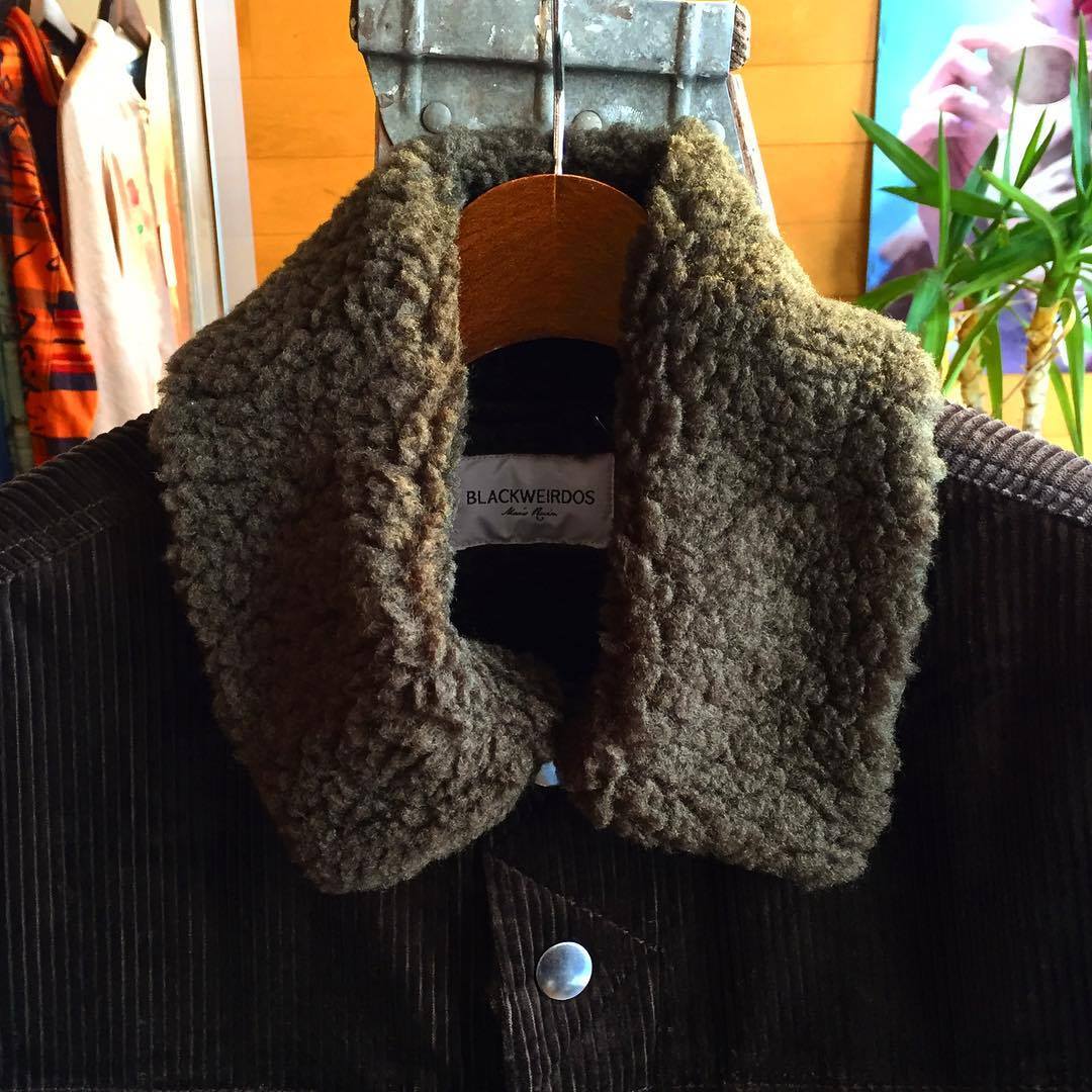New arrival ! Black weirdos Big Boa FFA Jacket ボア生地と 