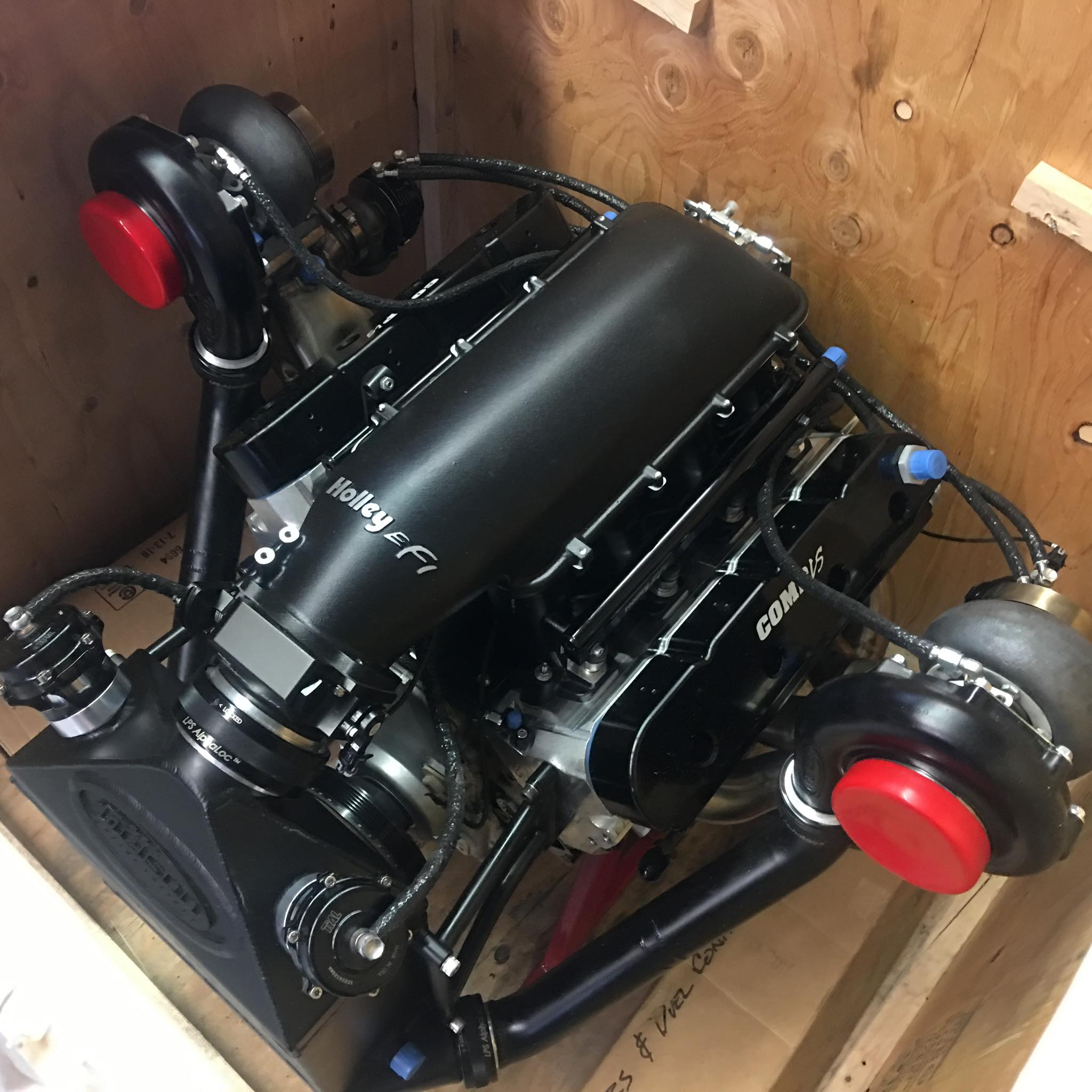 Nelson - This 260cubic inch twin turbo LS ran wide open for 40 minutes ...