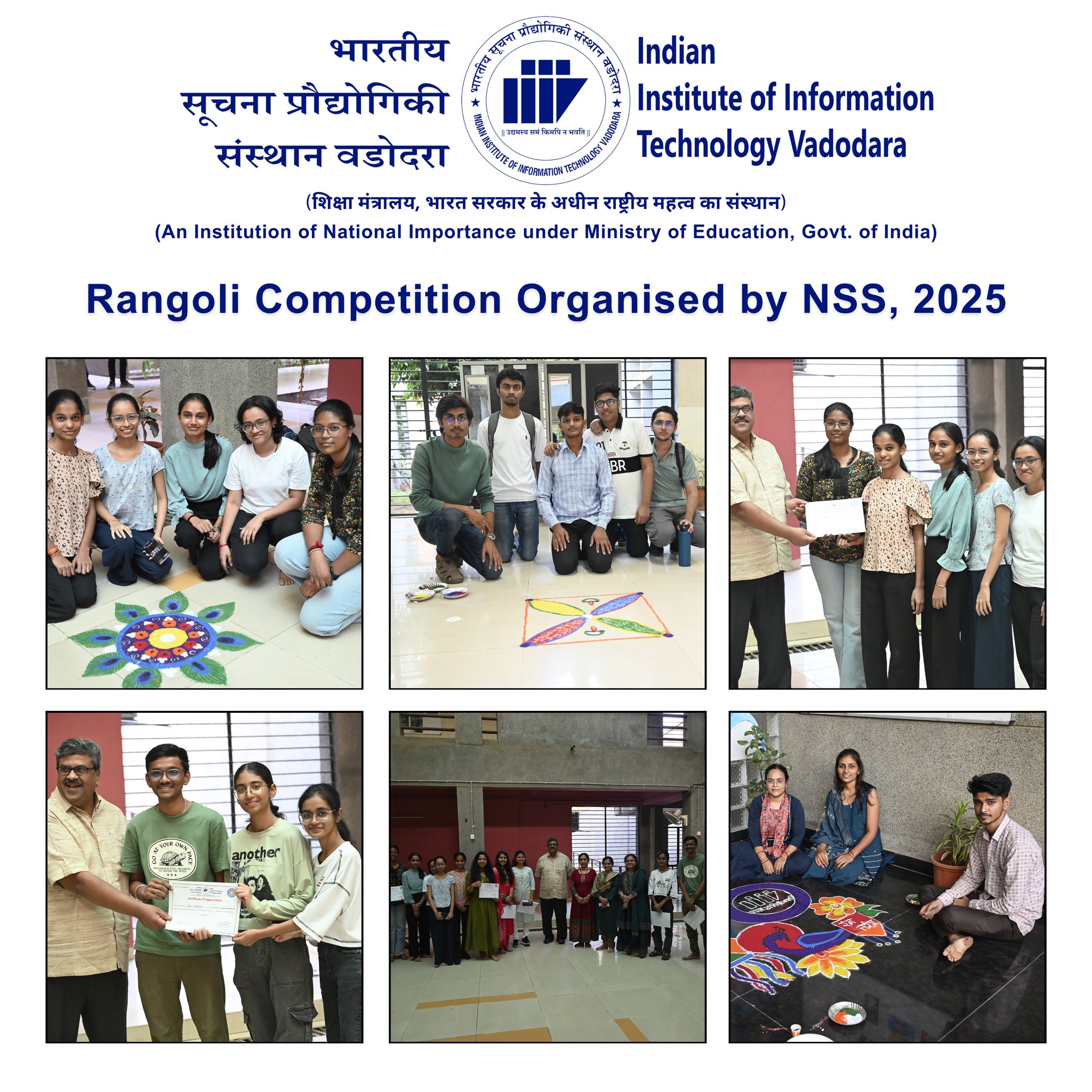 Indian - 🎨 Rangoli Competition 2025 - A Colorful Success! 🎨 We are ...