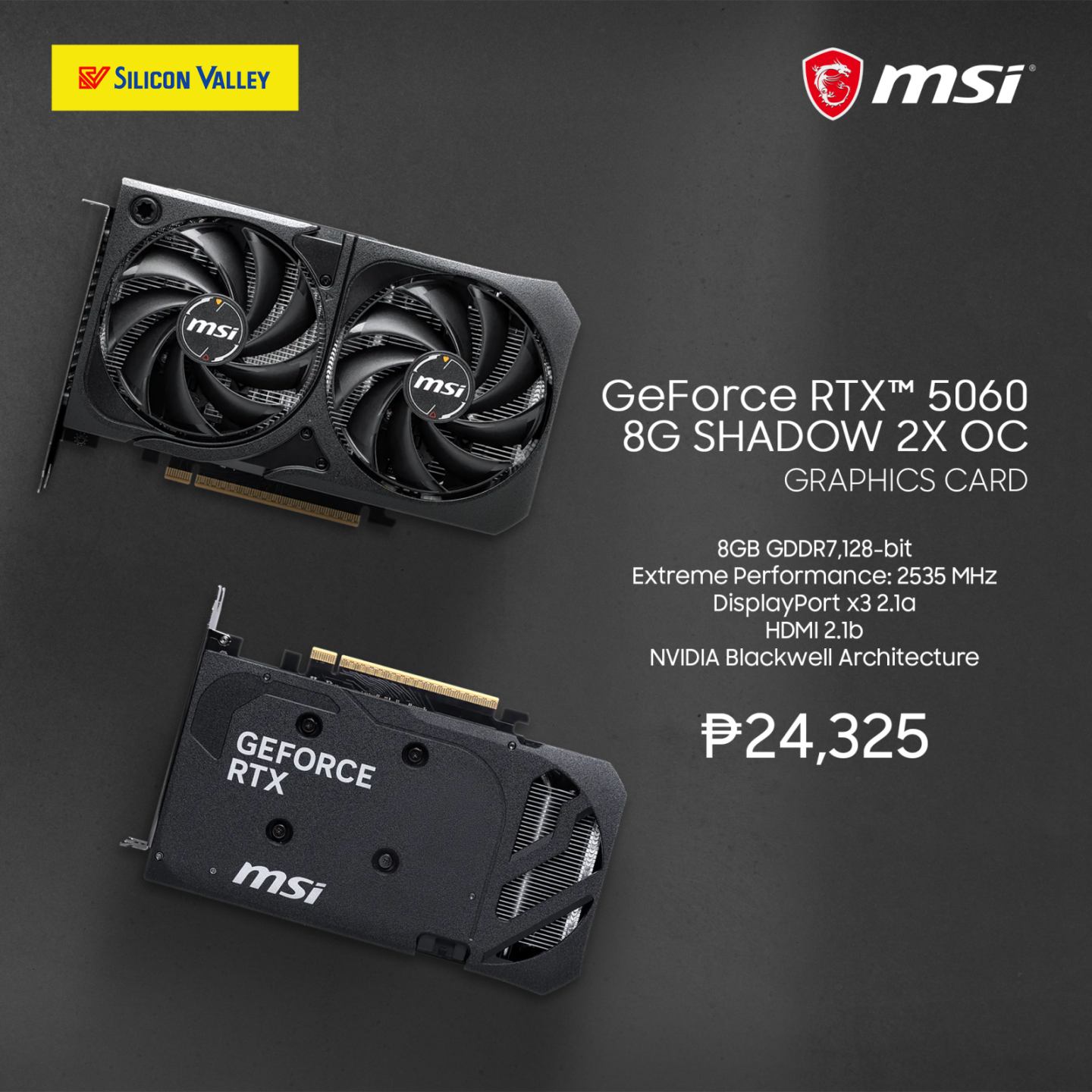 Power your gaming and creative tasks with the MSI GeForce RTX 5060 