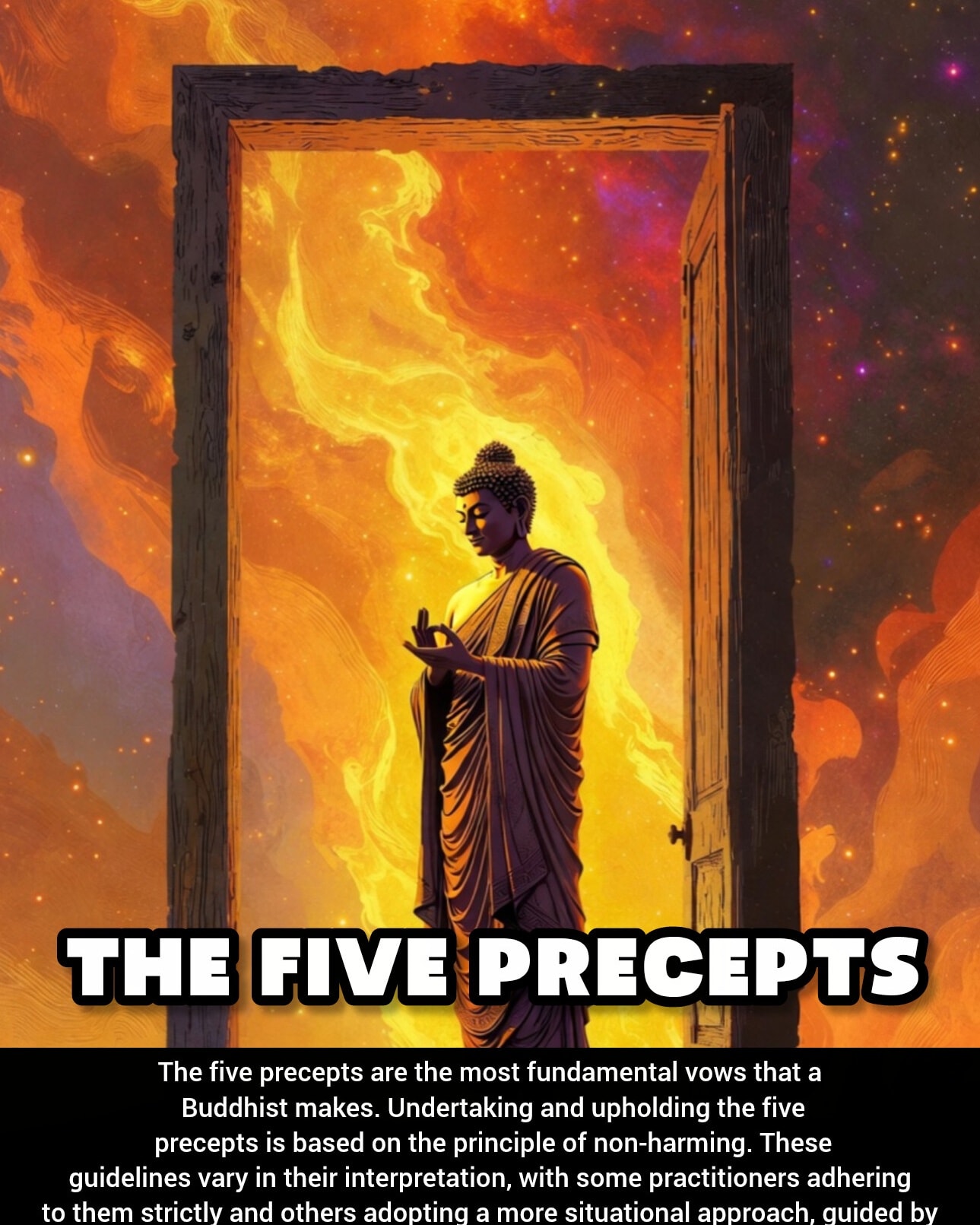 𝐈 - The Five Precepts The five precepts are the most fundamental vows ...