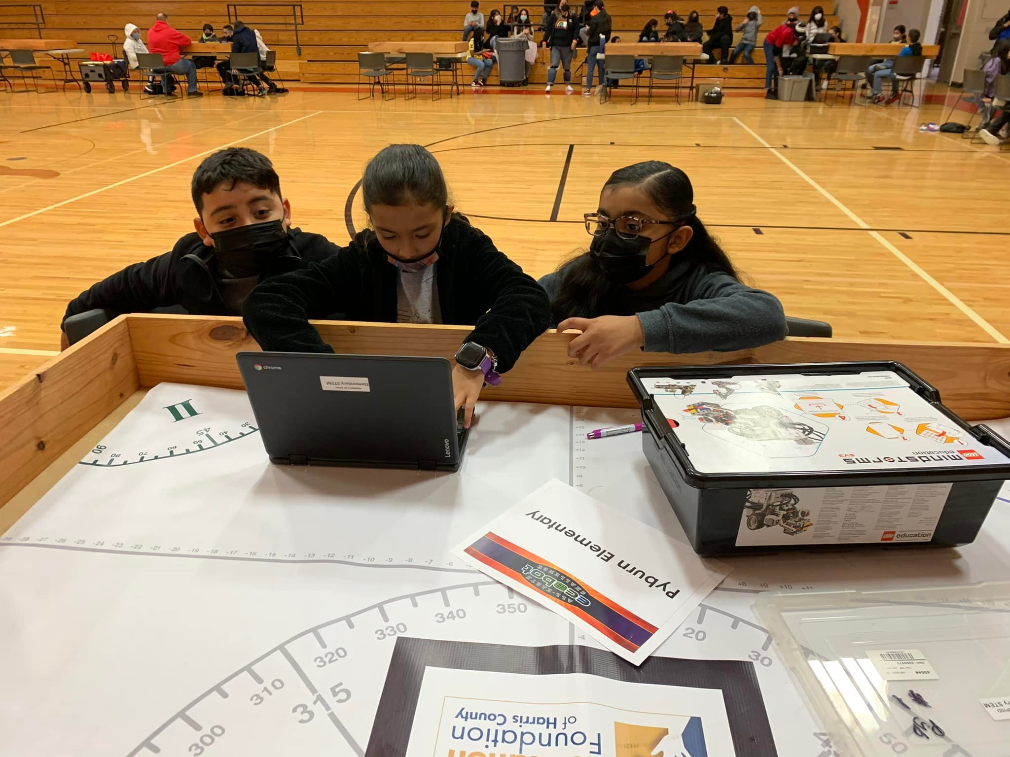 The Pyburn Robotics team participating... - Pyburn Elementary