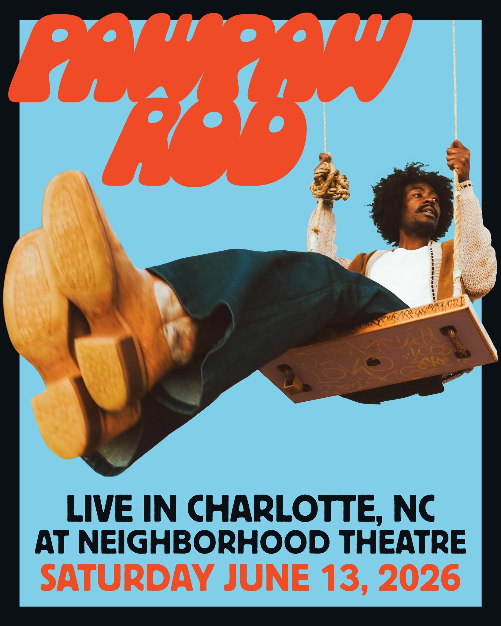 📣 NEW 📣 PawPaw Rod hits the stage on June 13! PawPaw Rod grew up on a steady diet of Maxwell, Prince, The Gap Band, and Bill Withers. The Hawaii-born, Oklahoma-raised rapper