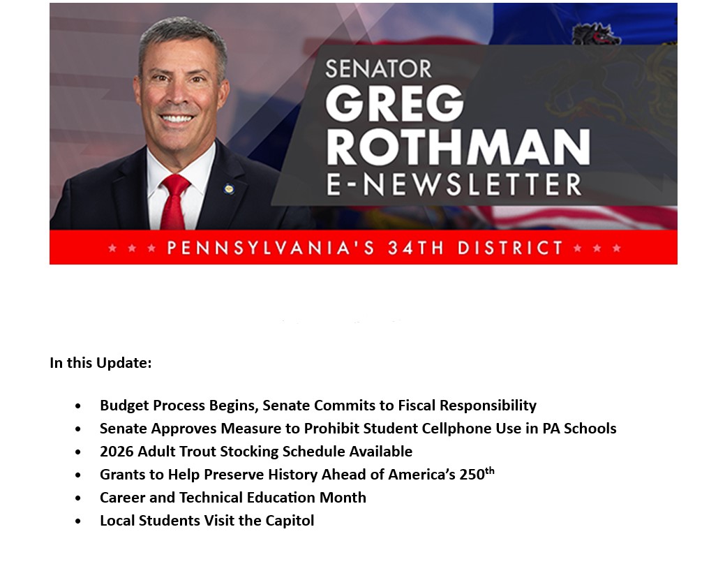 Senator Greg Rothman