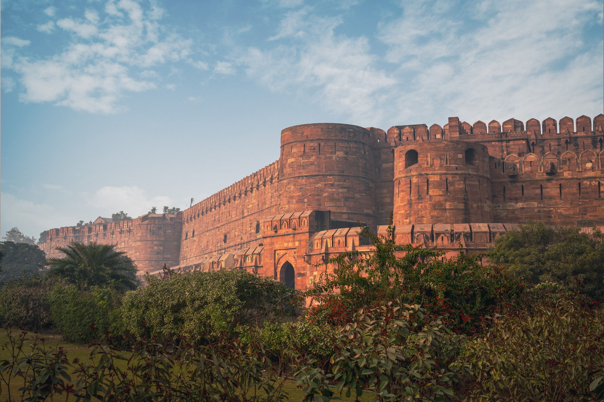 New Print: Red Ramparts of Agra Fort... - India Photo Prints