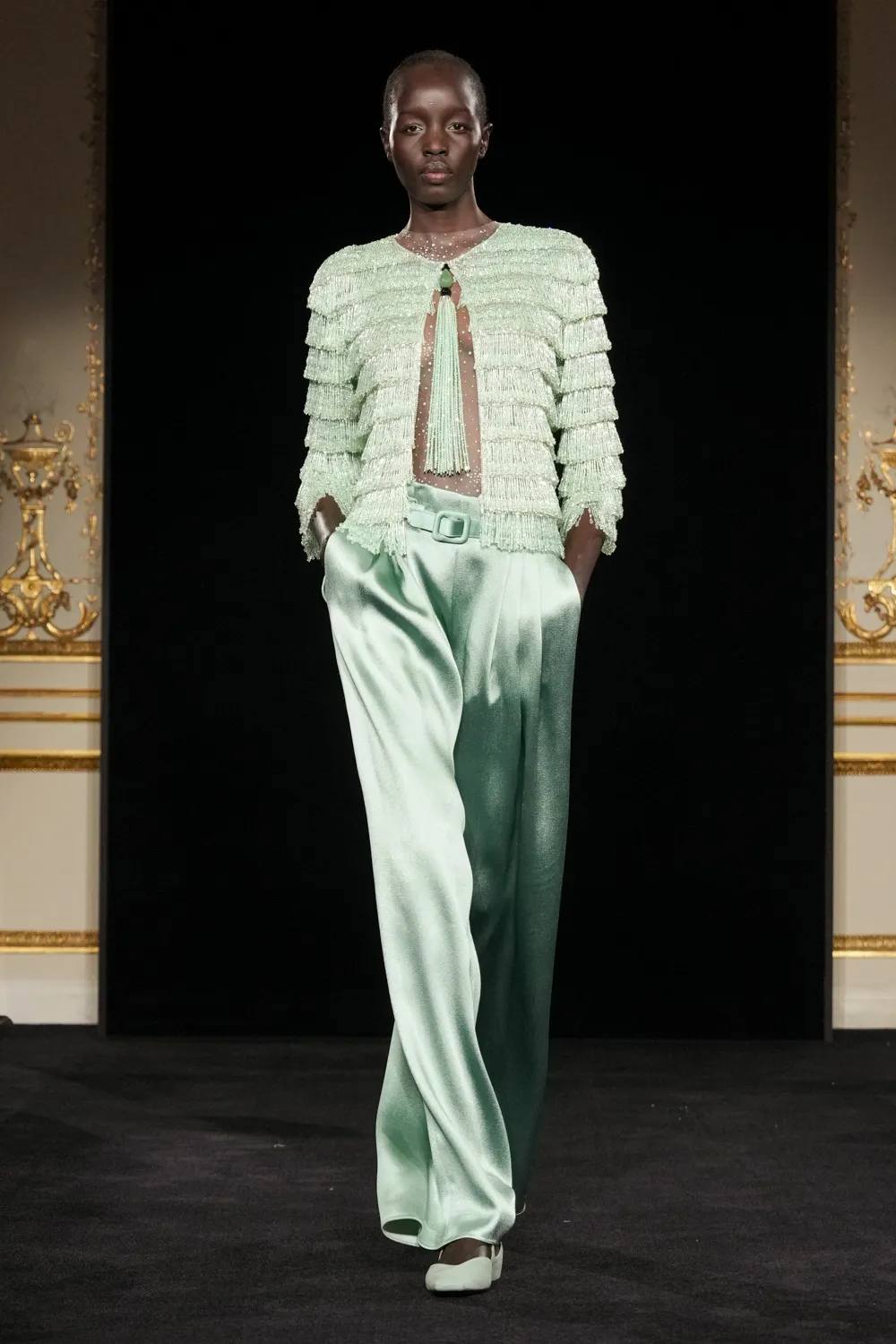Armani Privé spring 2026. The collection is titled 'Jade