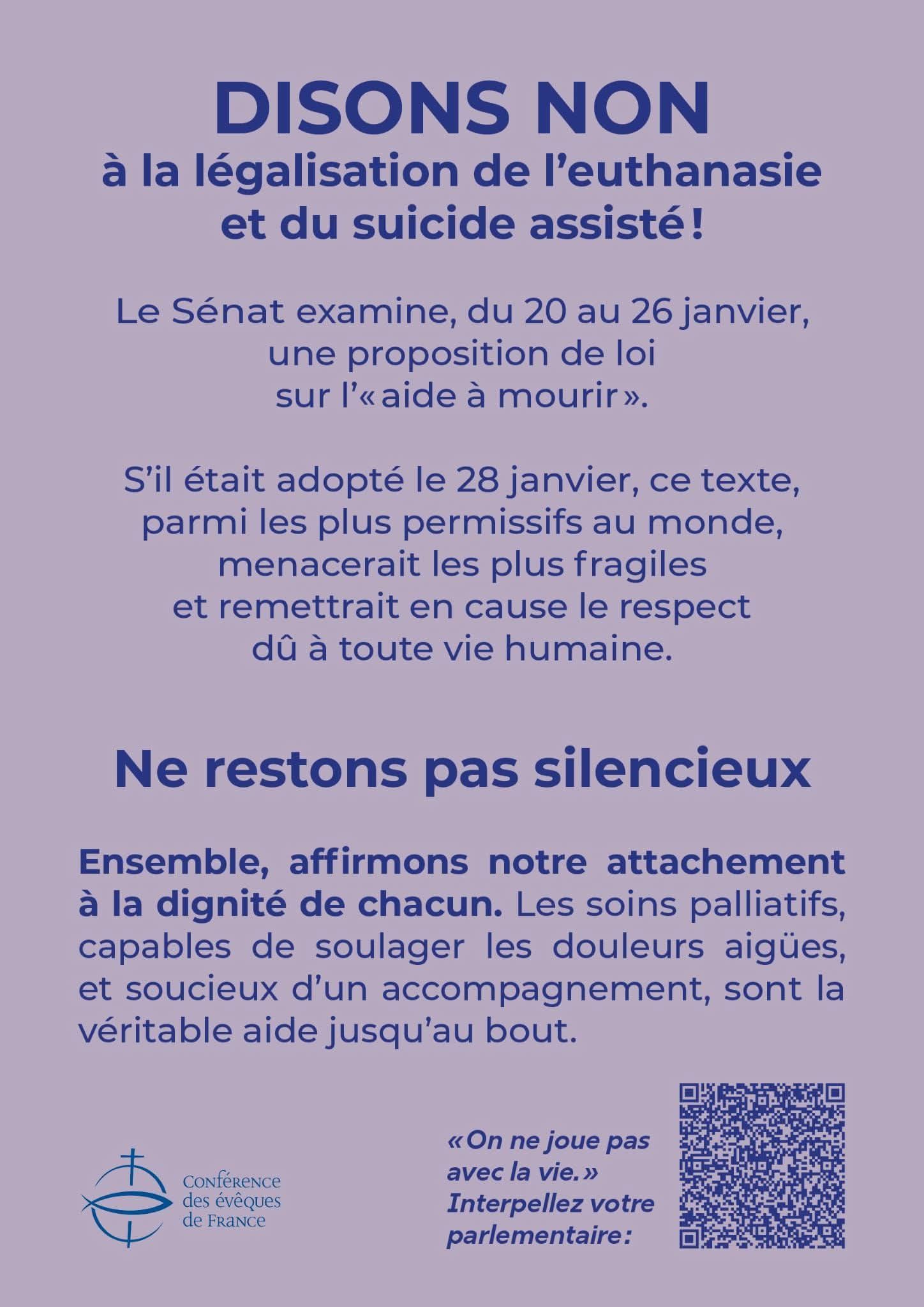 Notre - Aide à mourir - Séance d’information - dimanche 25 janvier à ...