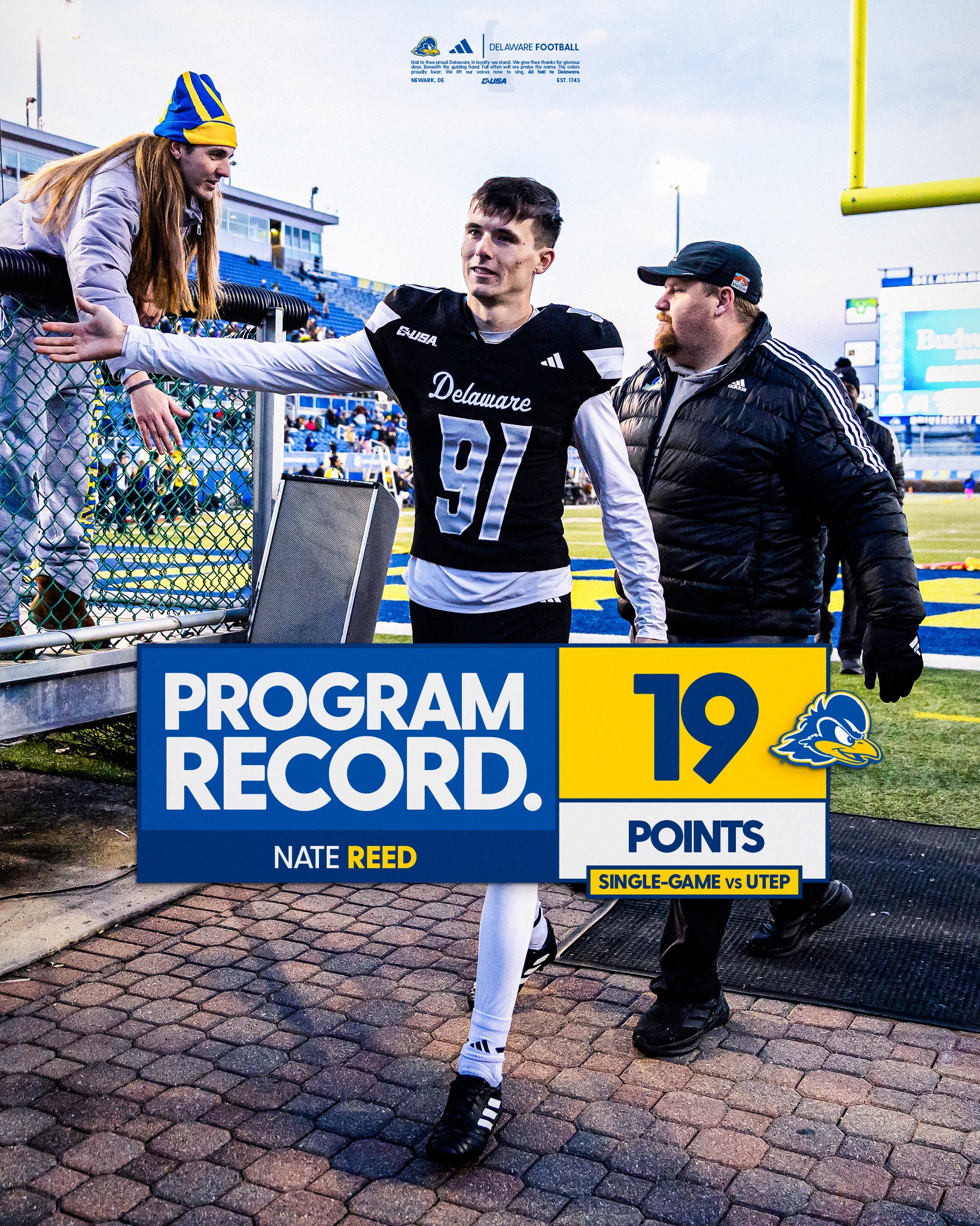 Another kicking record for Nate Reed 👊 - Delaware Football | Facebook