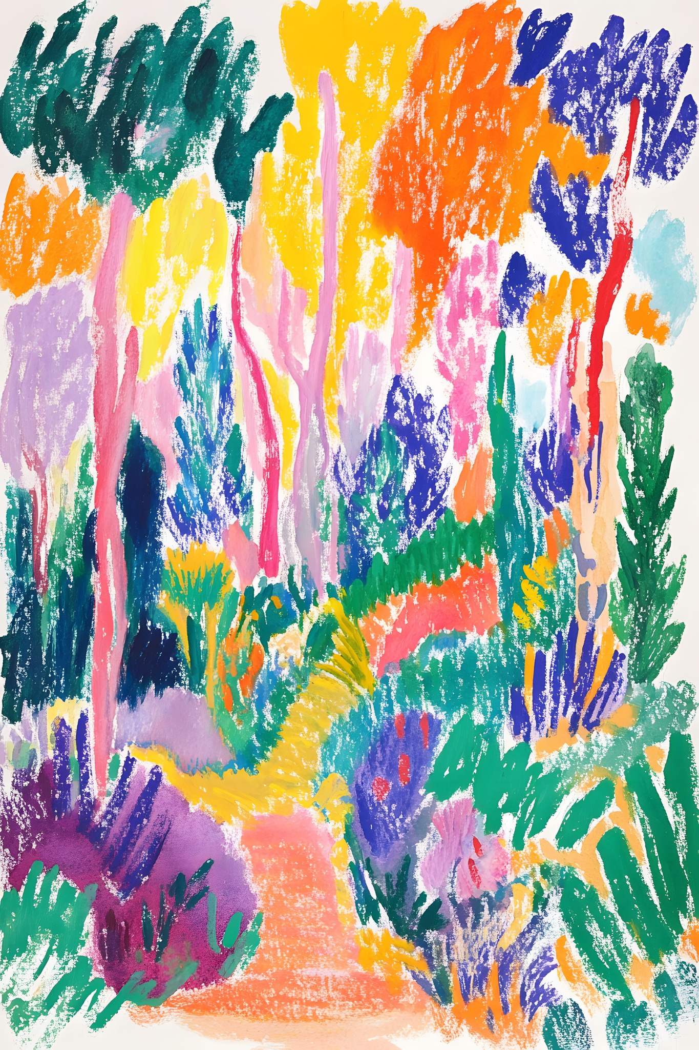 🌿 Radiant Grove – Abstract Garden... - Prints By Nate Hart | Facebook