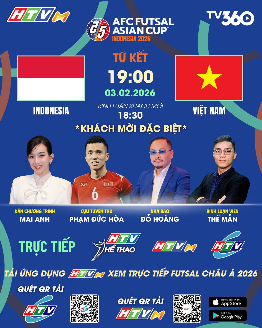 🔥 [TRỰC TIẾP TỐI NAY!] 🇮🇩... - HTV - Đài truyền hình TP.HCM | Facebook