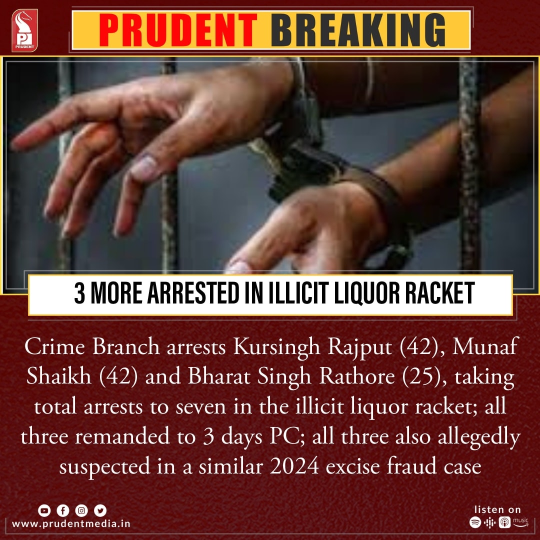 Prudent Media - Crime Branch arrests Kursingh Rajput (42),... | Facebook