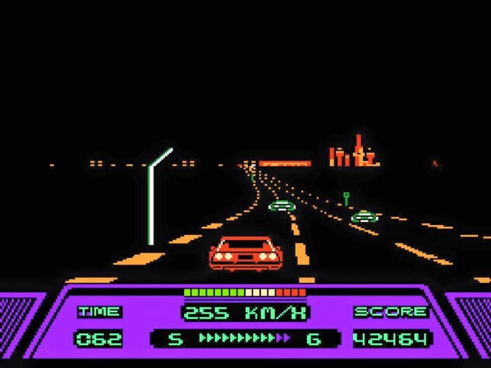 Classic - Do you remember racing in the dark? #NES # ...