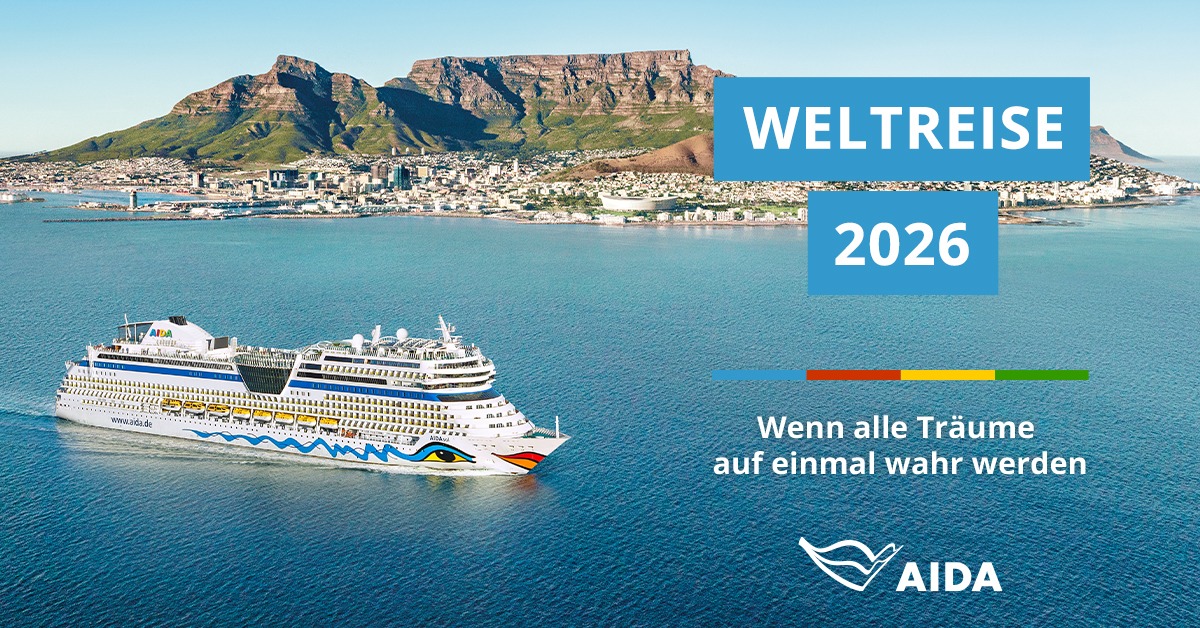 Weltreise 2026 mit AIDAsol... - DMR Touristik - Thomas Neuber | Facebook
