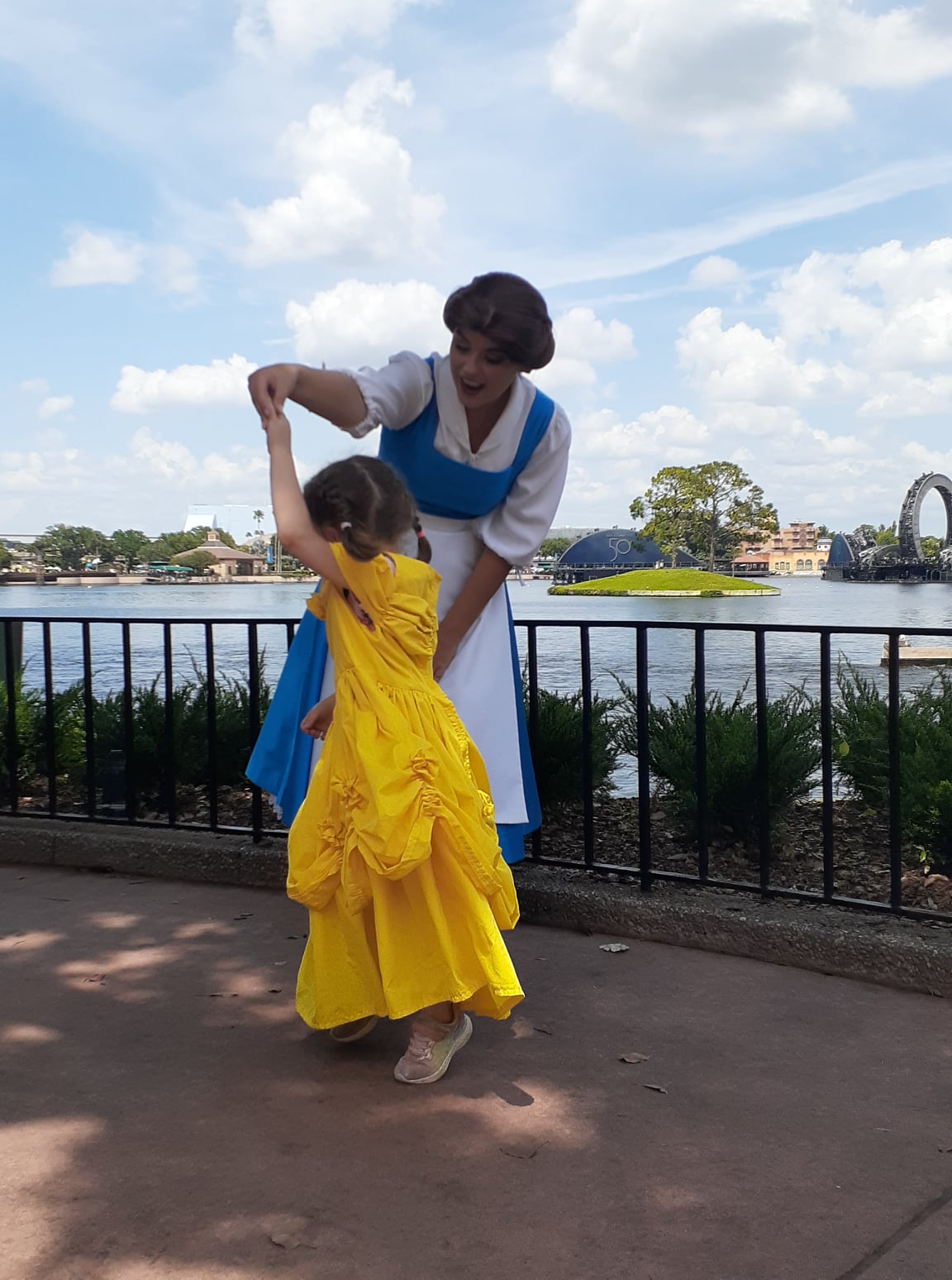 disney princess blue and yellow dress moment with a 12-year-old's special pdp_merge_tall-julia-dressy-skinny-pants-soft-peach Elegant Velour Bodice Design Dress Blues Medal Placement Glitter Skirt length:Tall