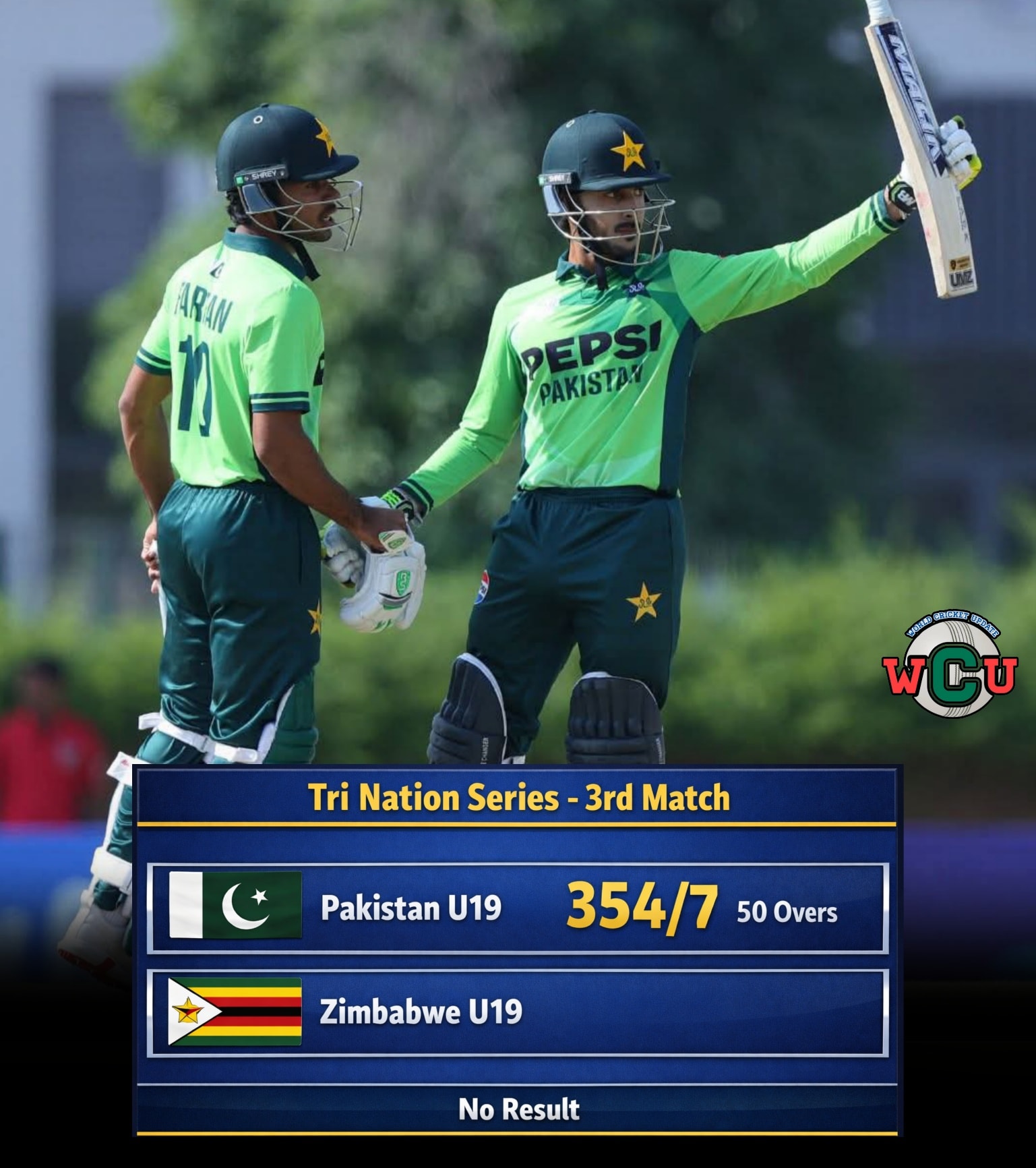 U19 Tri Nation Series 3rd Match... - World Cricket Update | Facebook