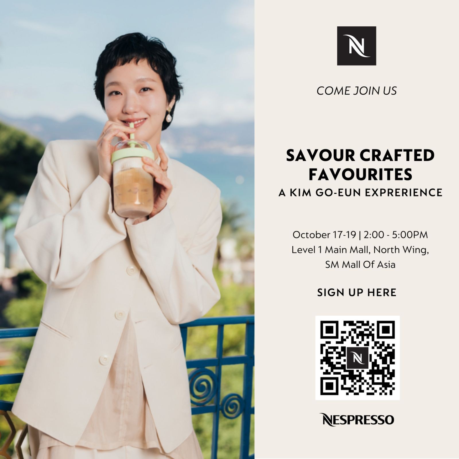 Kim - Last weekend to experience unforgettable coffee & a Kim Go-Eun ...
