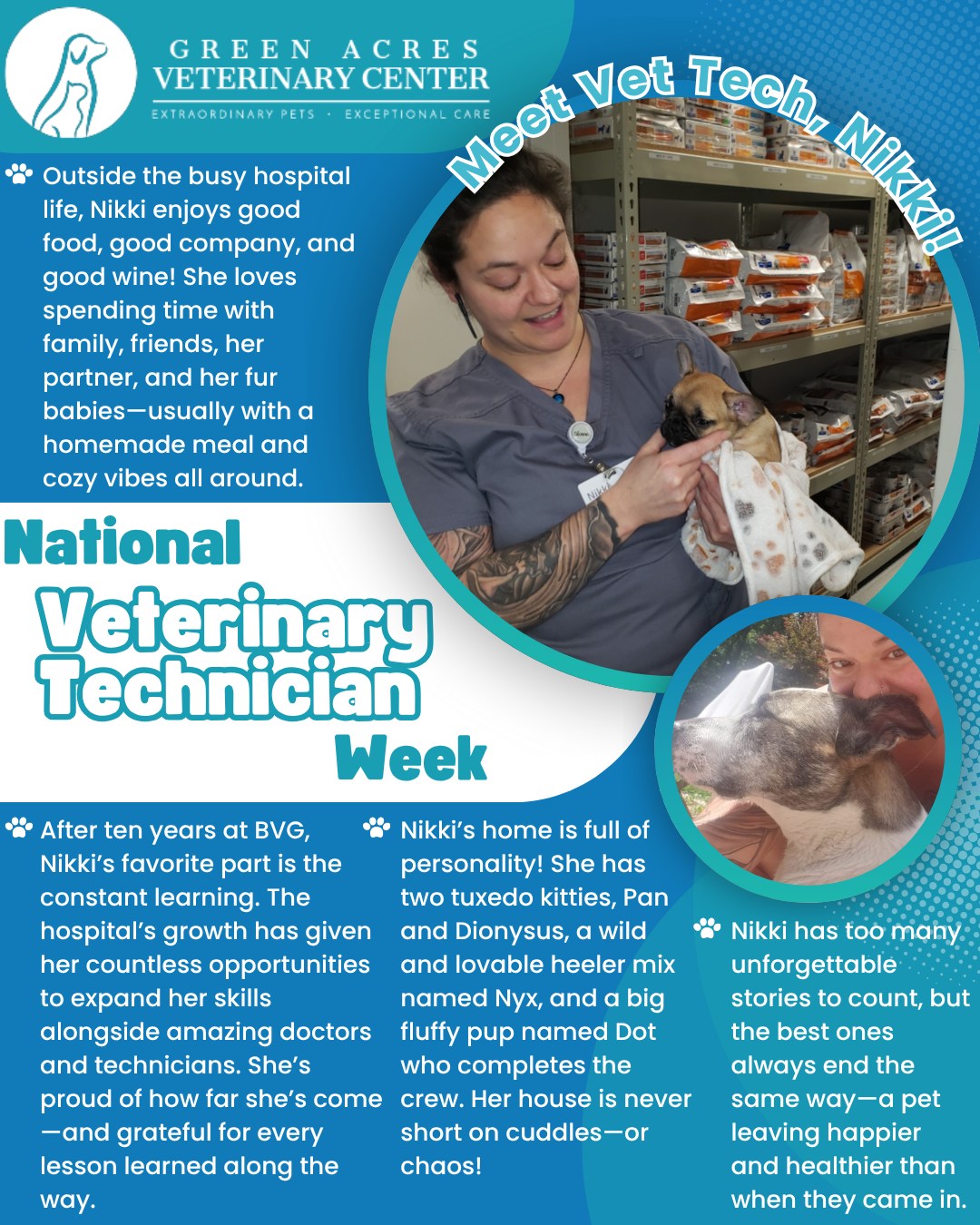 🎉 This Vet Tech Week,... - Green Acres Veterinary Center | Facebook