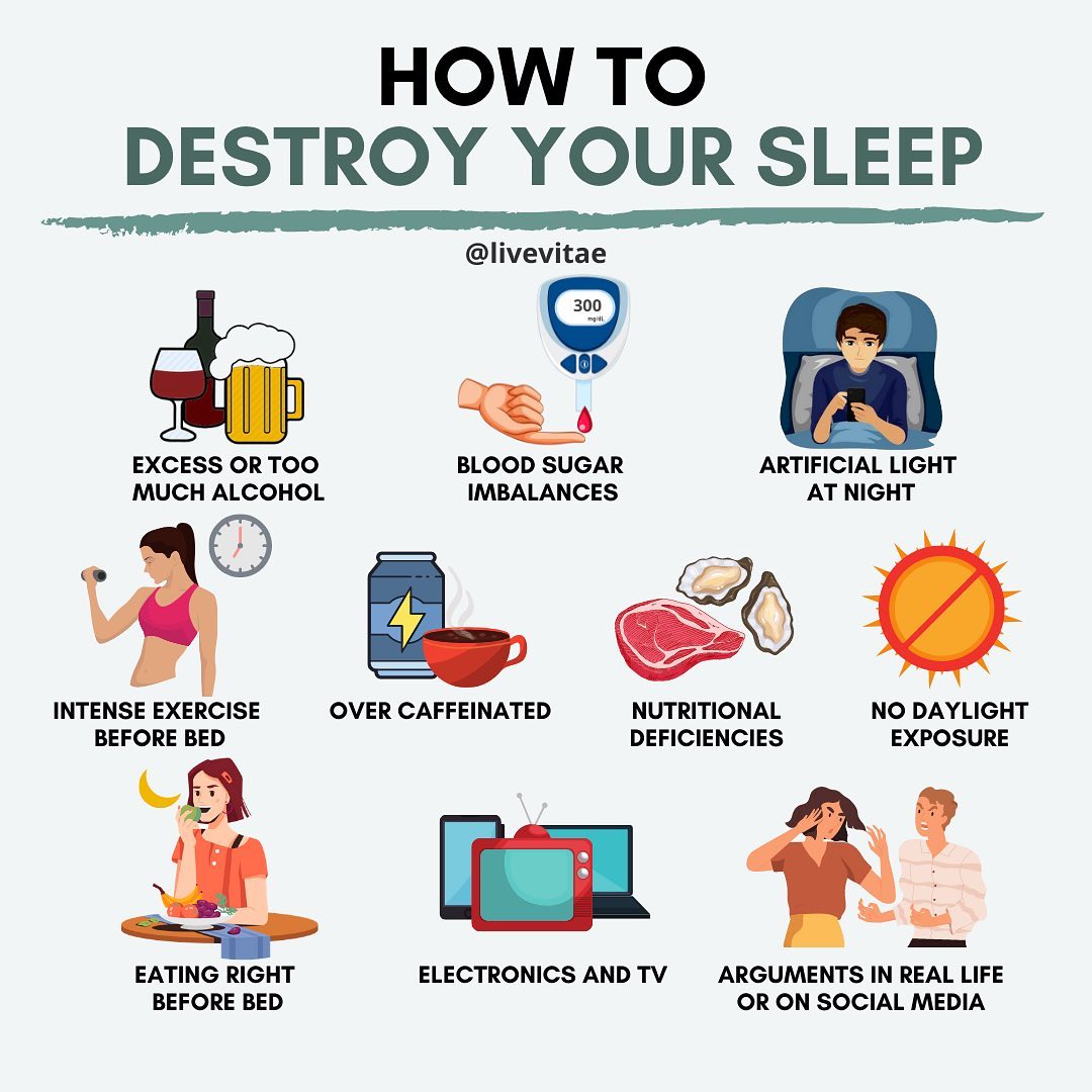 How to destroy your sleep 💤 How to improve your sleep 💤 — Trying every ...