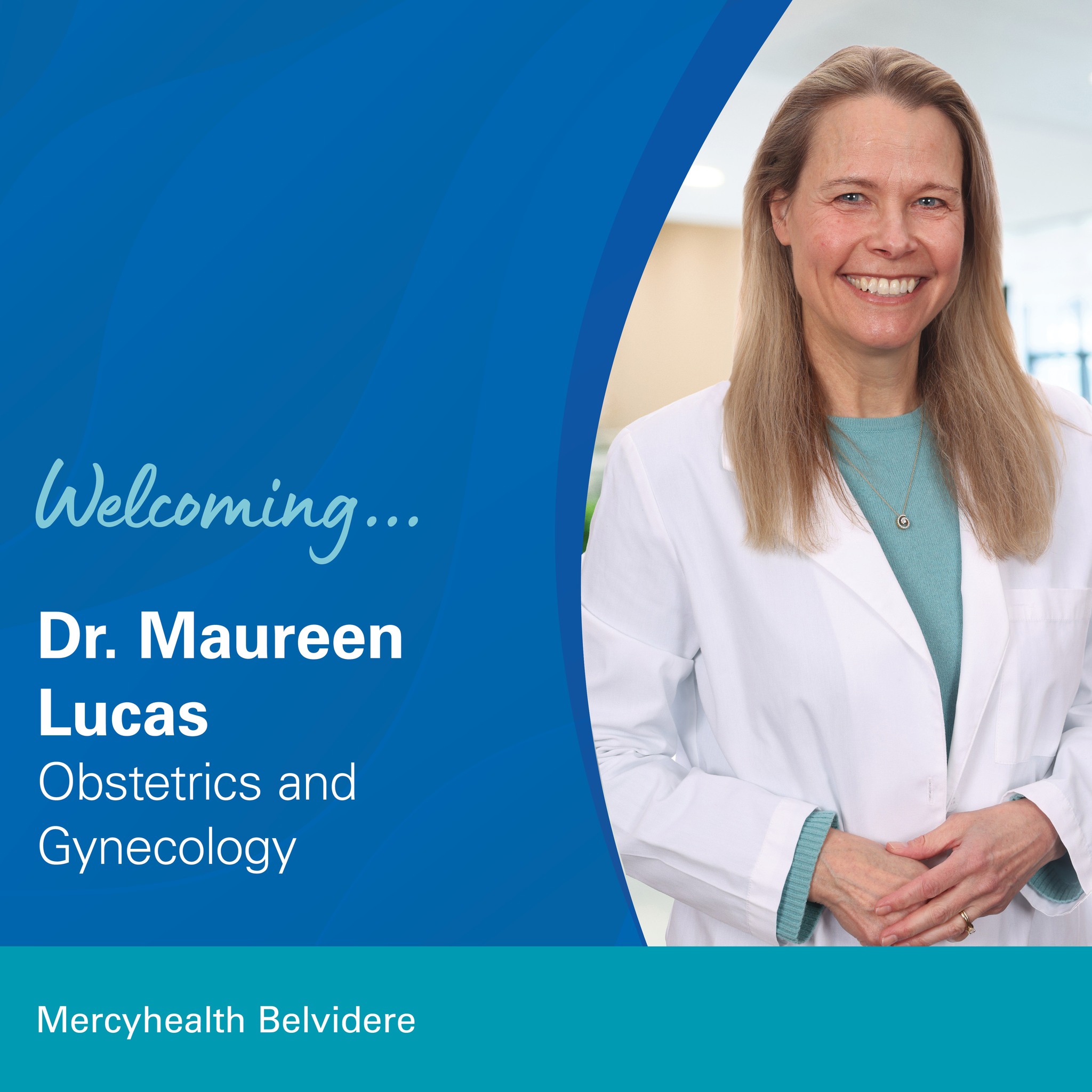 We re pleased to welcome Maureen Lucas, MD, board certified obstetrician and gynecologist, to our team at Mercyhealth Belvidere Dr Lucas special interests include Menopausal management Minimally invasive surgery for the